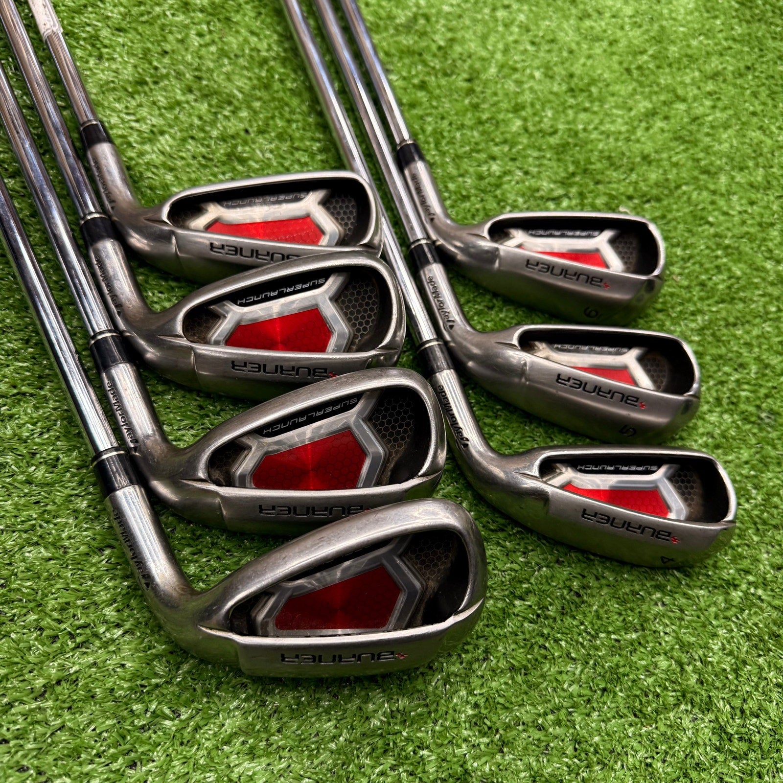 Taylormade Burner Superlaunch Iron Set 4-A Regular Steel RH *READ* - FAIRWAY FINDS