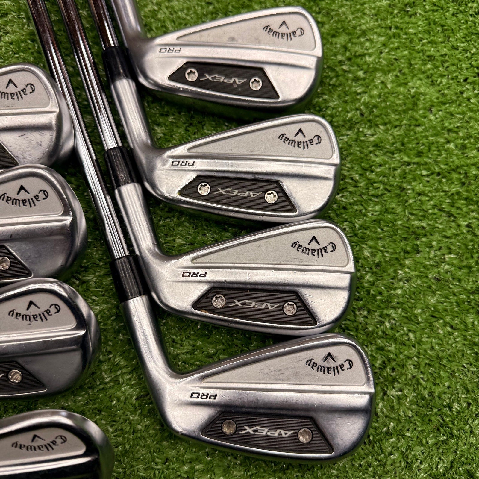 Callaway 2024 Apex Pro Iron Set 4-PW+AW Stiff Steel RH - FAIRWAY FINDS