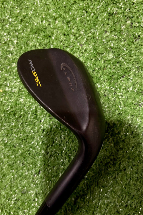 Alpha Pro Spec 56° Black Sand Wedge Graphite RH - FAIRWAY FINDS