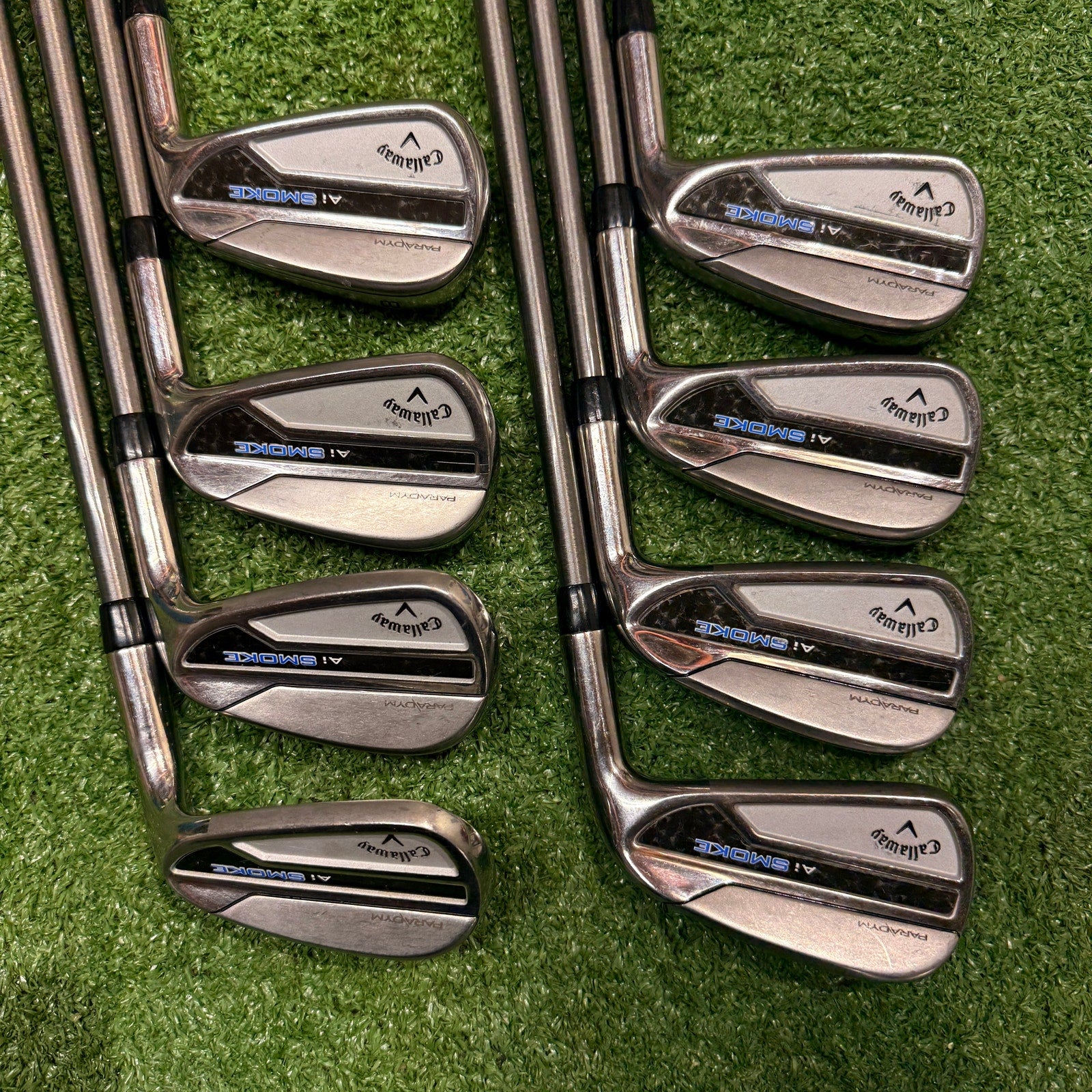 Callaway AI smoke Iron Set 4-GW Regular Steelfiber RH
