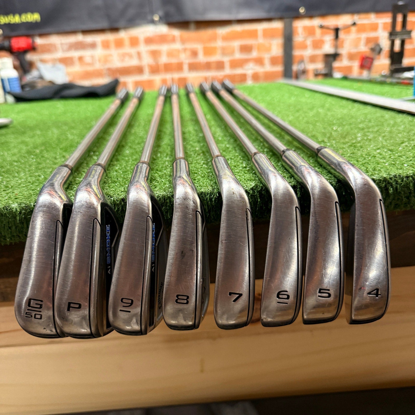 Callaway AI smoke Iron Set 4-GW Regular Steelfiber RH