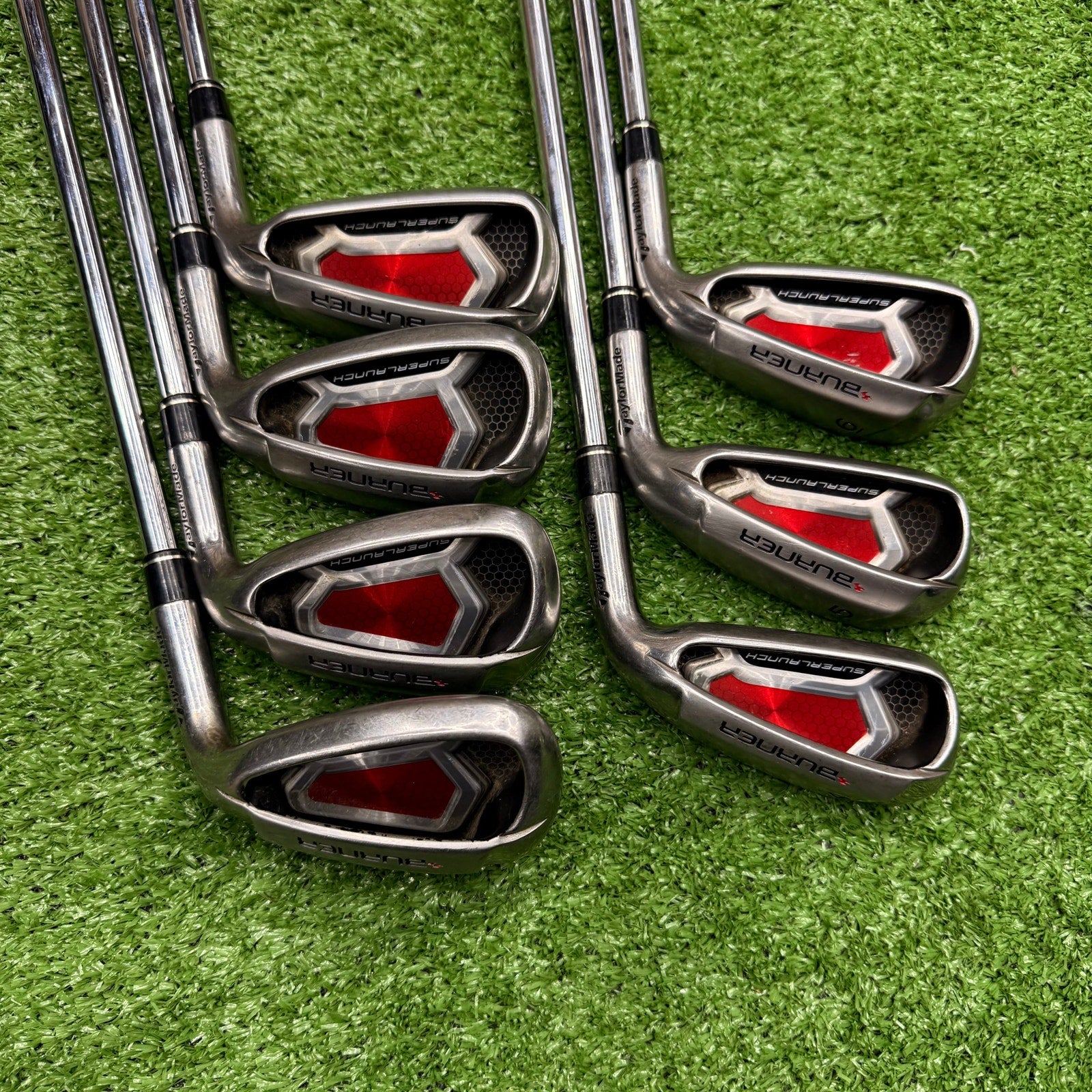 Taylormade Burner Superlaunch Iron Set 4-A Regular Steel RH *READ* - FAIRWAY FINDS