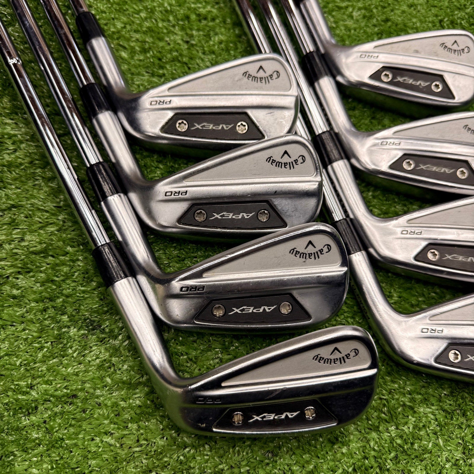 Callaway 2024 Apex Pro Iron Set 4-PW+AW Stiff Steel RH - FAIRWAY FINDS