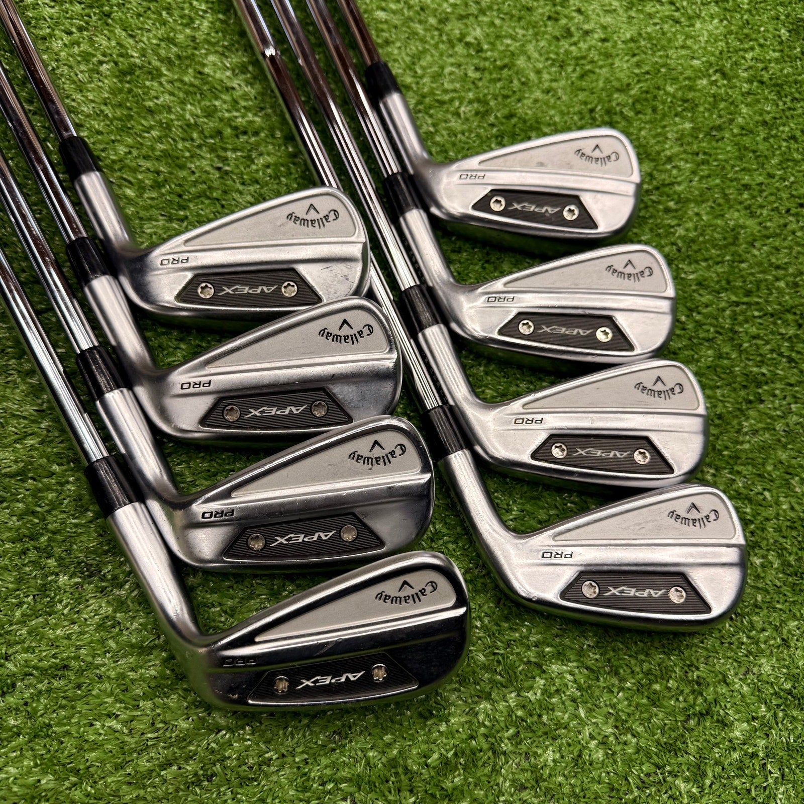 Callaway 2024 Apex Pro Iron Set 4-PW+AW Stiff Steel RH - FAIRWAY FINDS