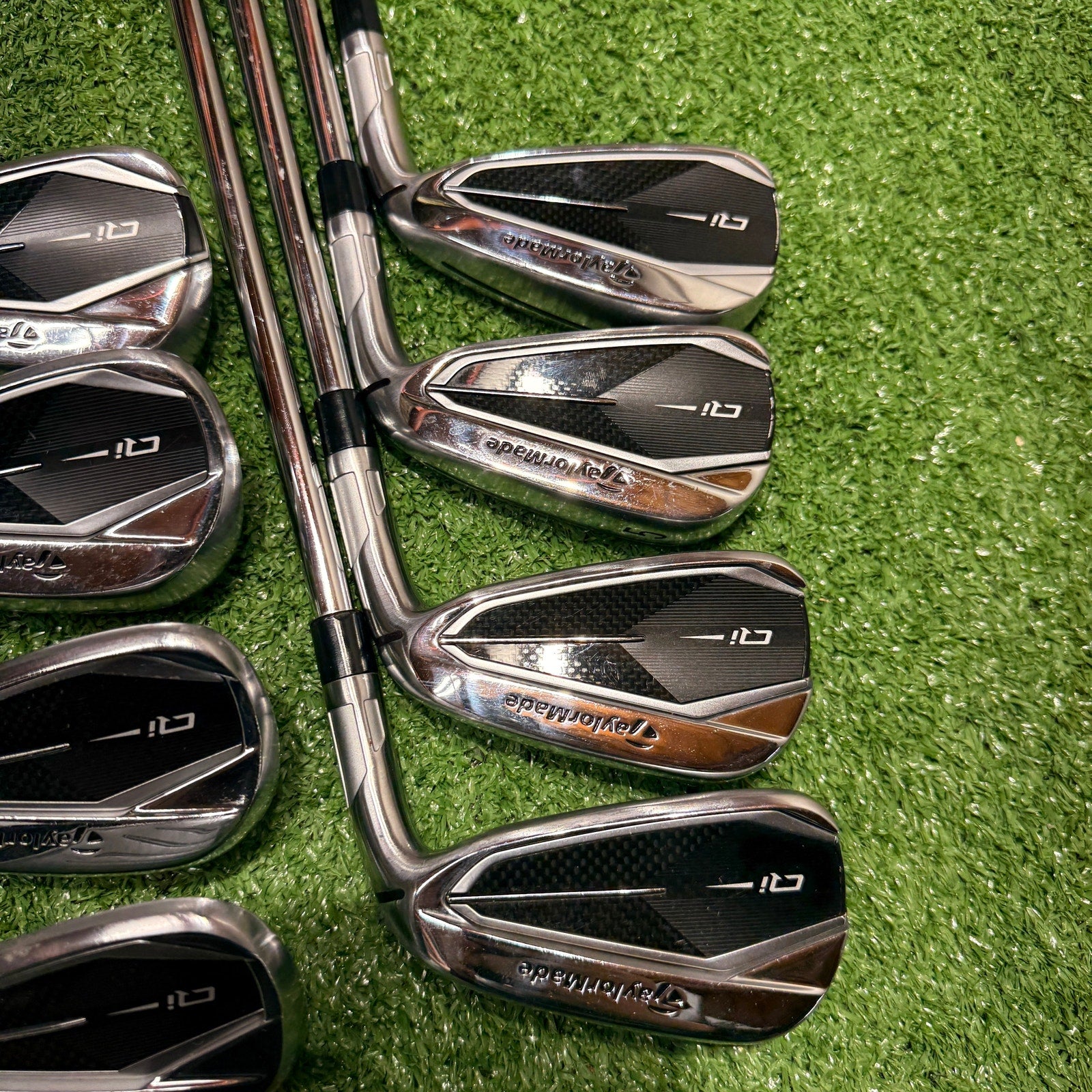 Taylormade QI Iron Set 4-PW+AW Stiff Steel RH - FAIRWAY FINDS