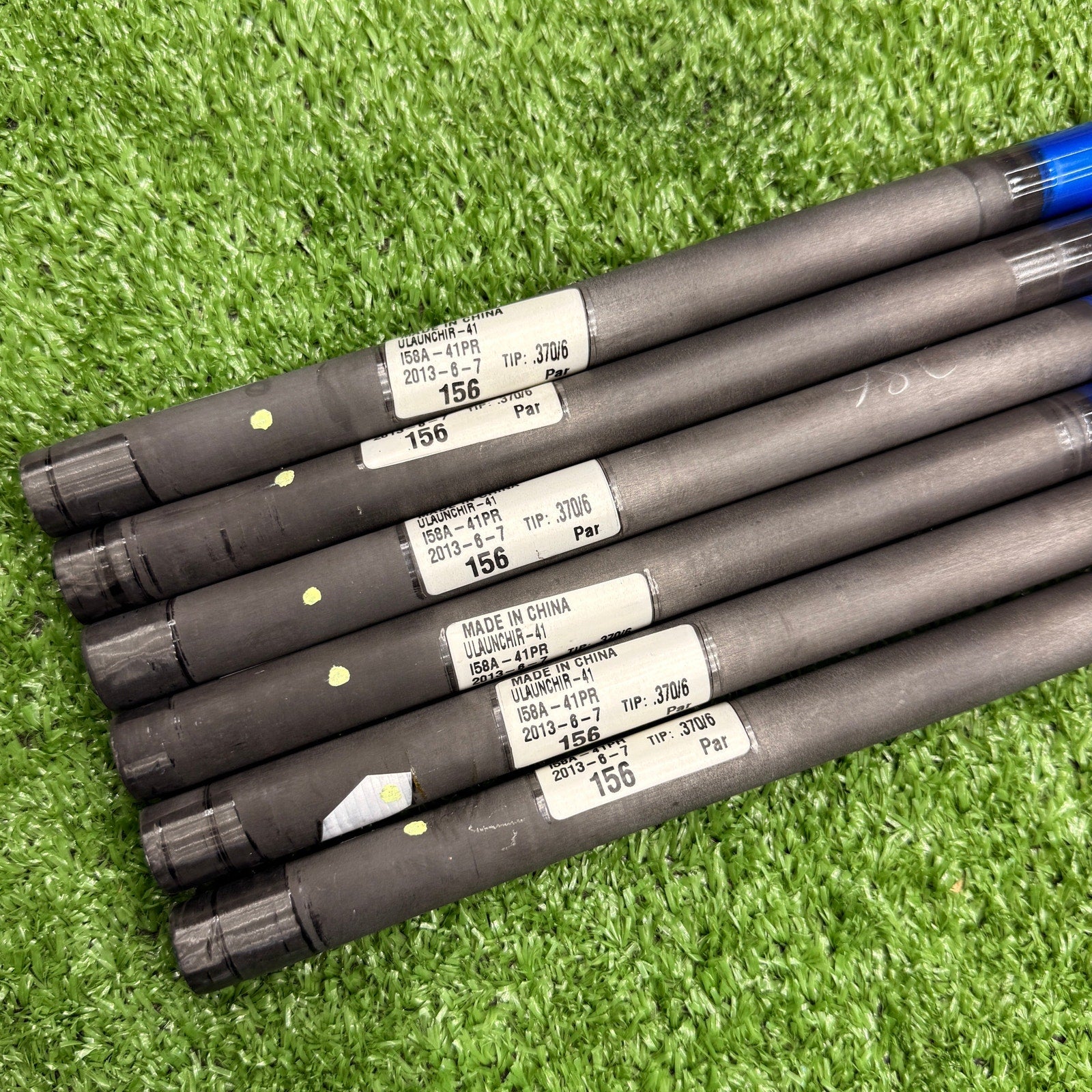 ProLaunch Regular Graphite Iron Shafts 6pc 82g .370 Uncut