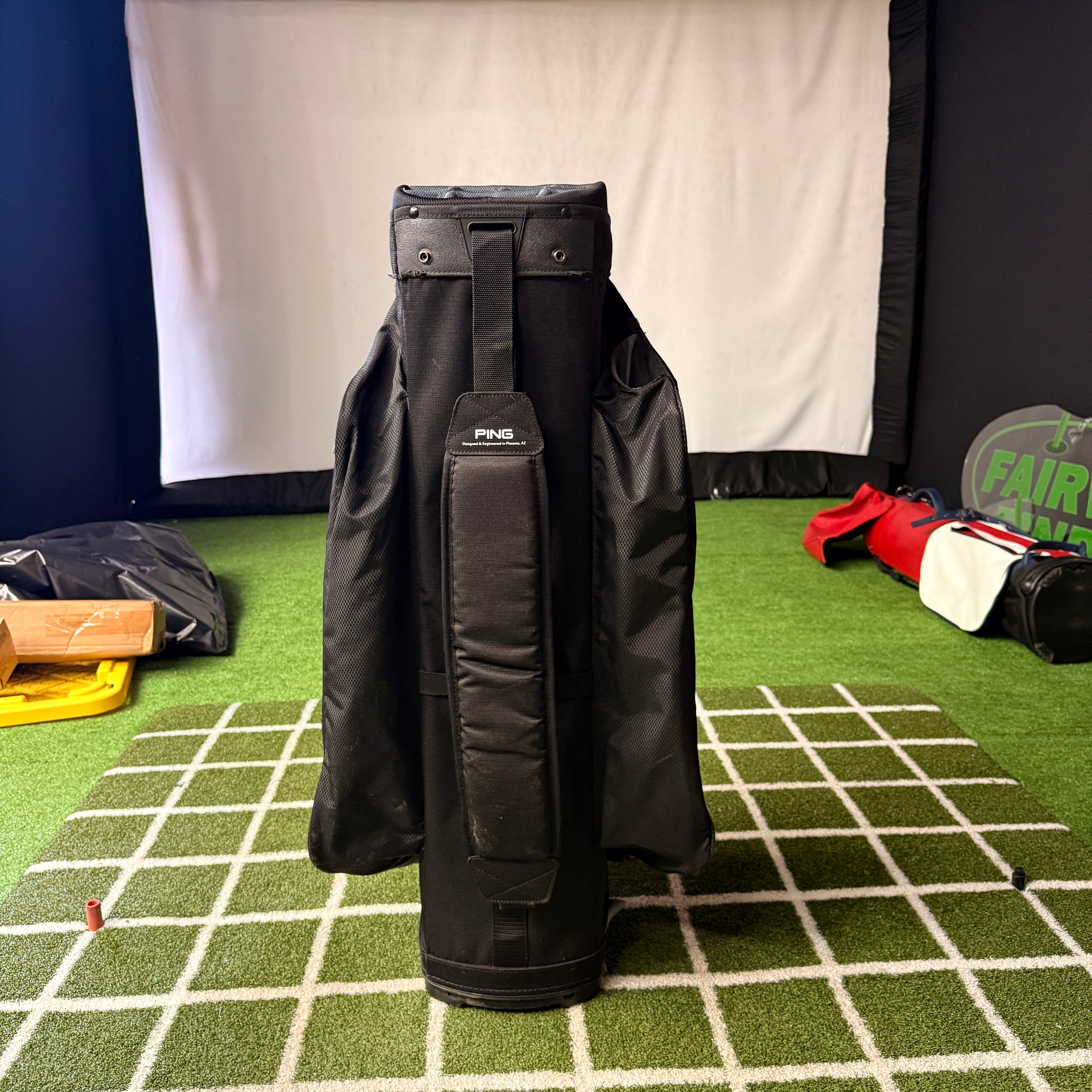 PING Traverse 14 Way Cart Bag Black/Gray
