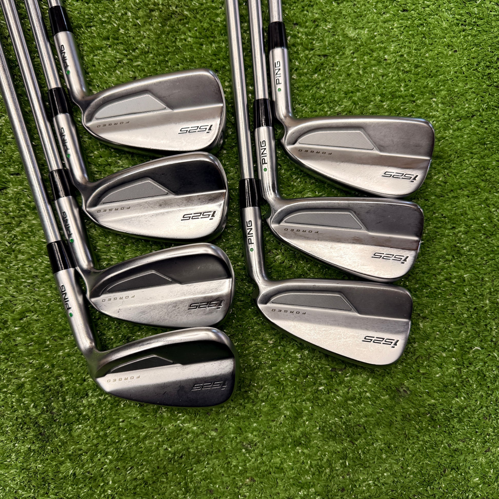 PING i525 "Green Dot" Iron Set 4-PW Stiff Steel RH