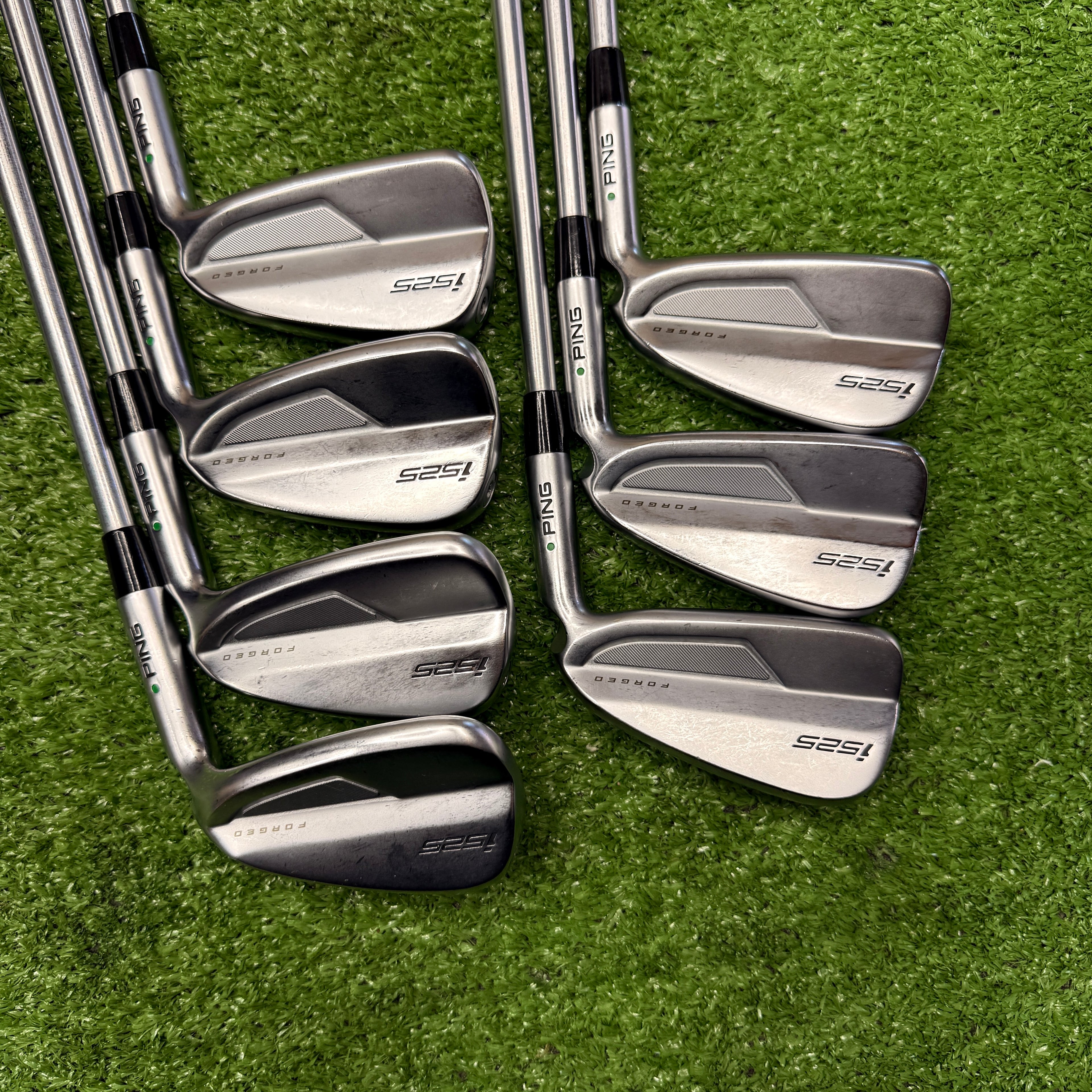 PING i525 "Green Dot" Iron Set 4-PW Stiff Steel RH