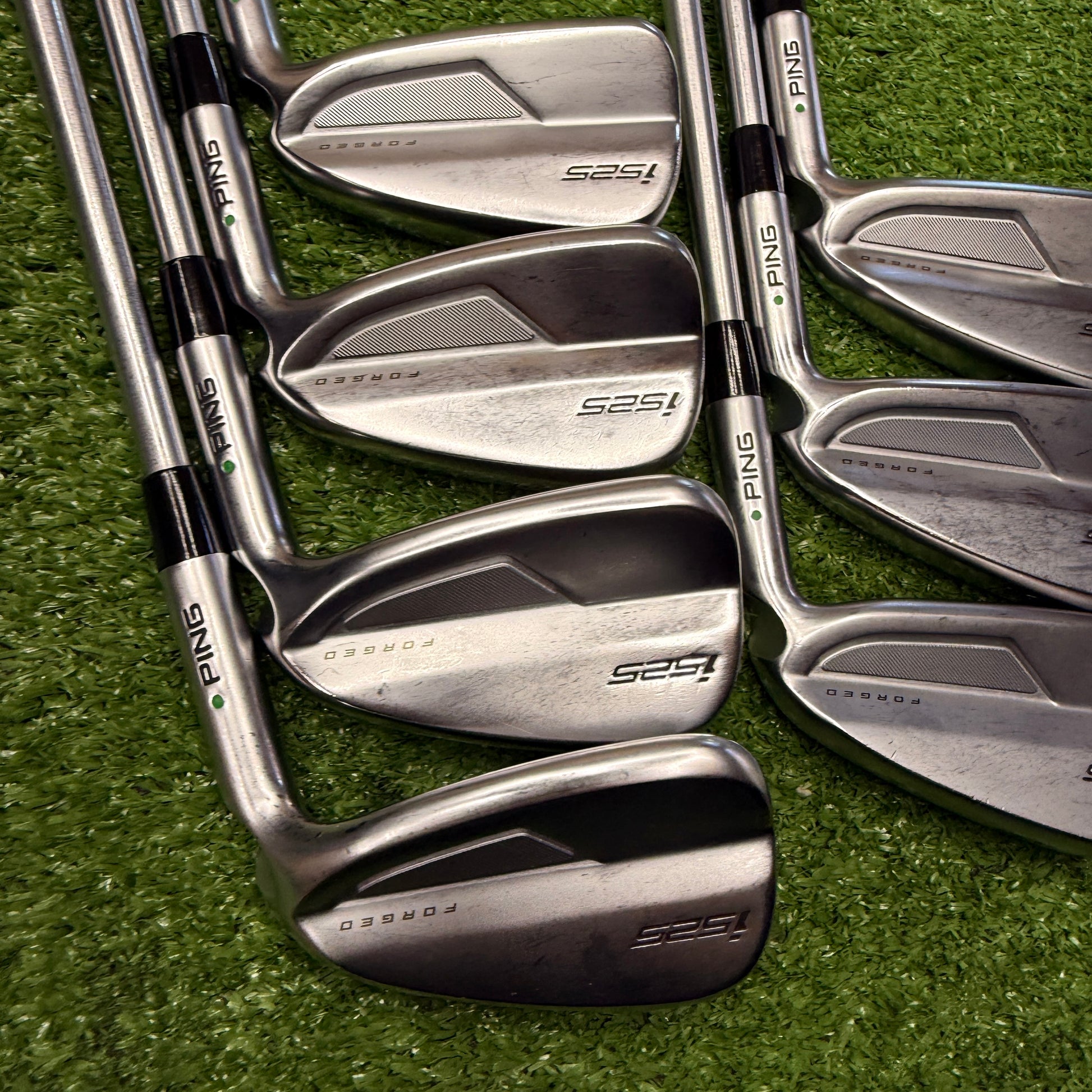 PING i525 "Green Dot" Iron Set 4-PW Stiff Steel RH