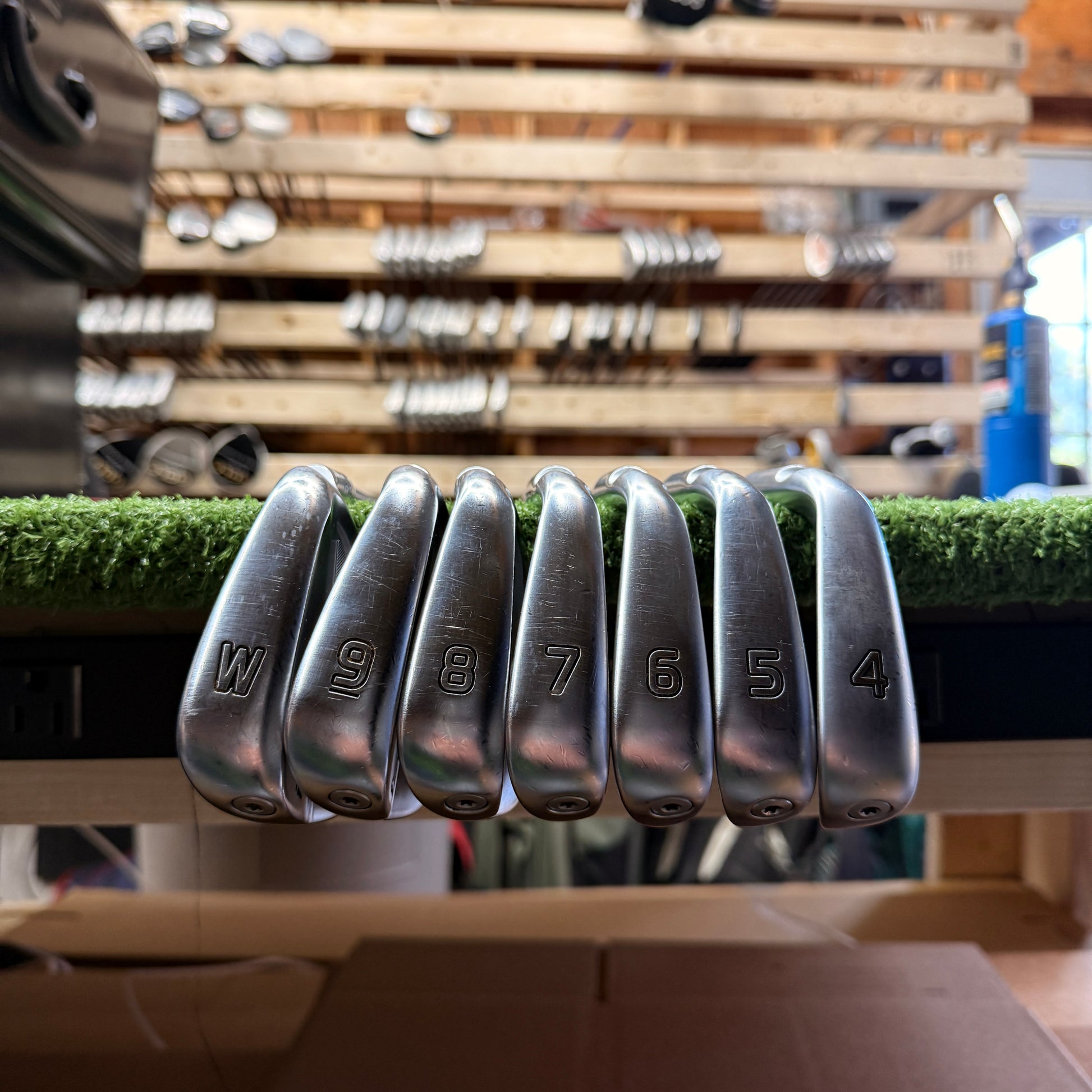 PING i525 "Green Dot" Iron Set 4-PW Stiff Steel RH