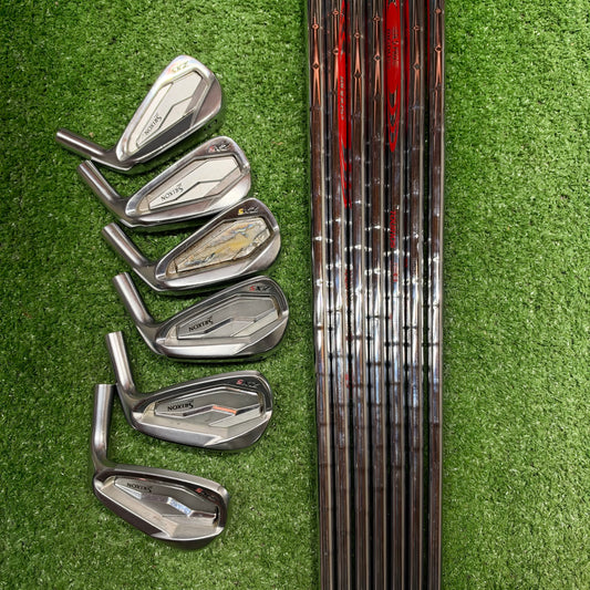 Srixon ZX5 Mark I heads 5-PW + Nippon NSPRO Stiff steel shafts