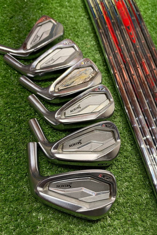 Srixon ZX5 Mark I heads 5-PW + Nippon NSPRO Stiff steel shafts