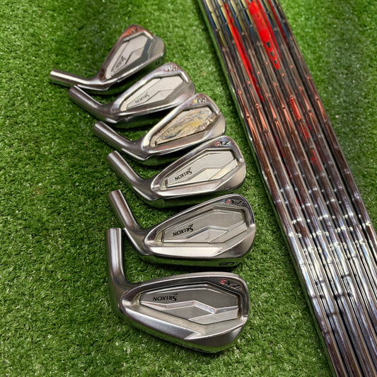 Srixon ZX5 Mark I heads 5-PW + Nippon NSPRO Stiff steel shafts