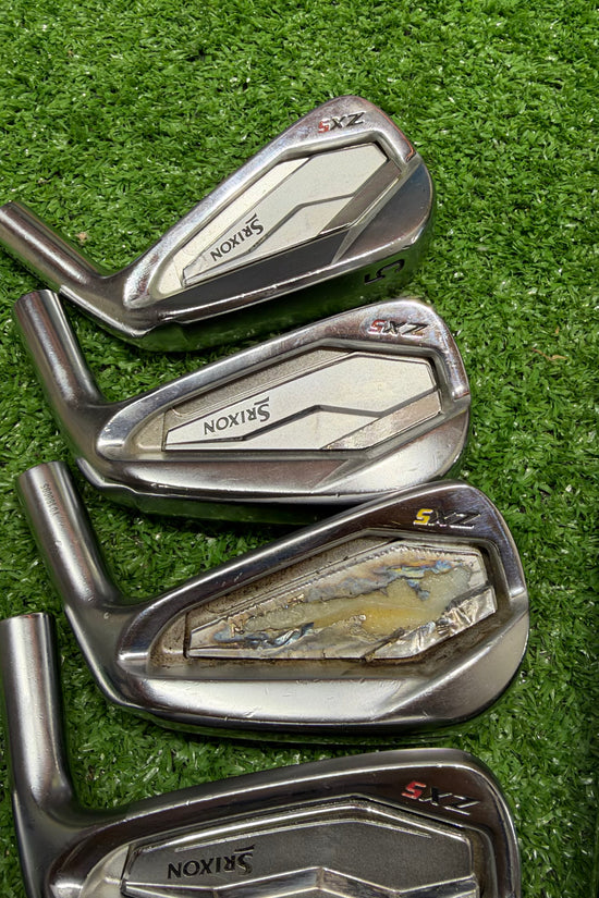 Srixon ZX5 Mark I heads 5-PW + Nippon NSPRO Stiff steel shafts