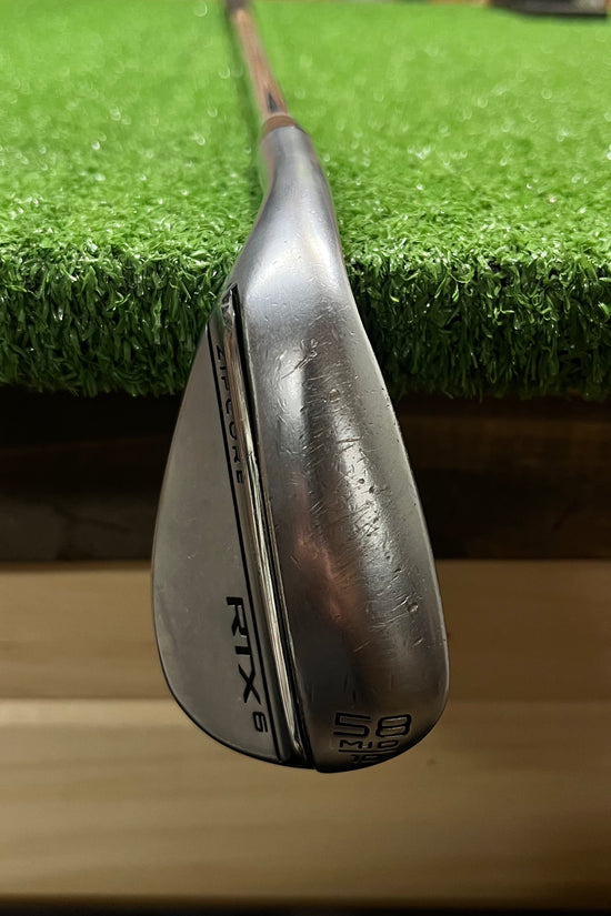 Cleveland RTX6 58° Wedge Steel Stiff Flex LH