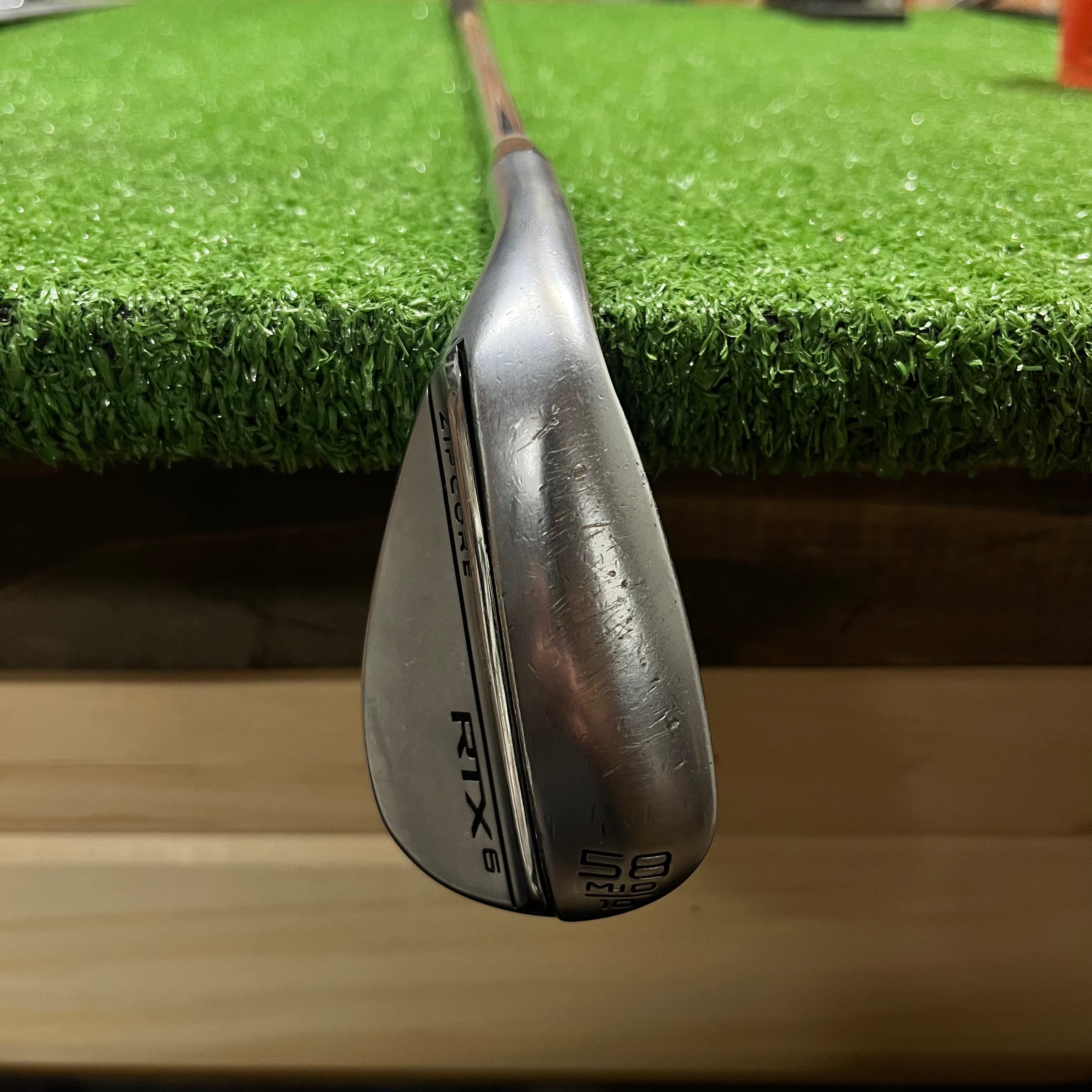 Cleveland RTX6 58° Wedge Steel Stiff Flex LH