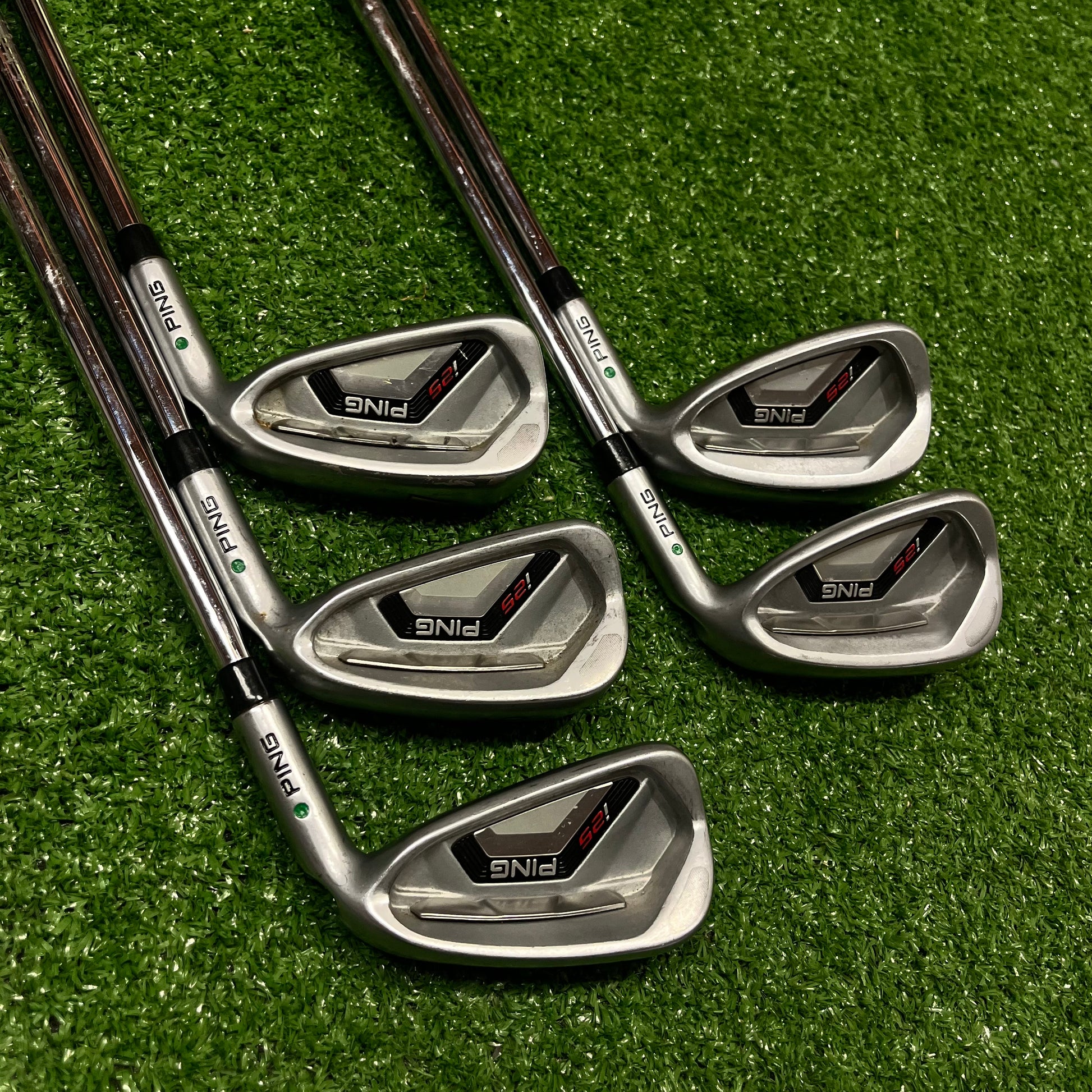 Ping i25s 5-PW Iron Set Steel Regular Flex Shaft RH *READ*