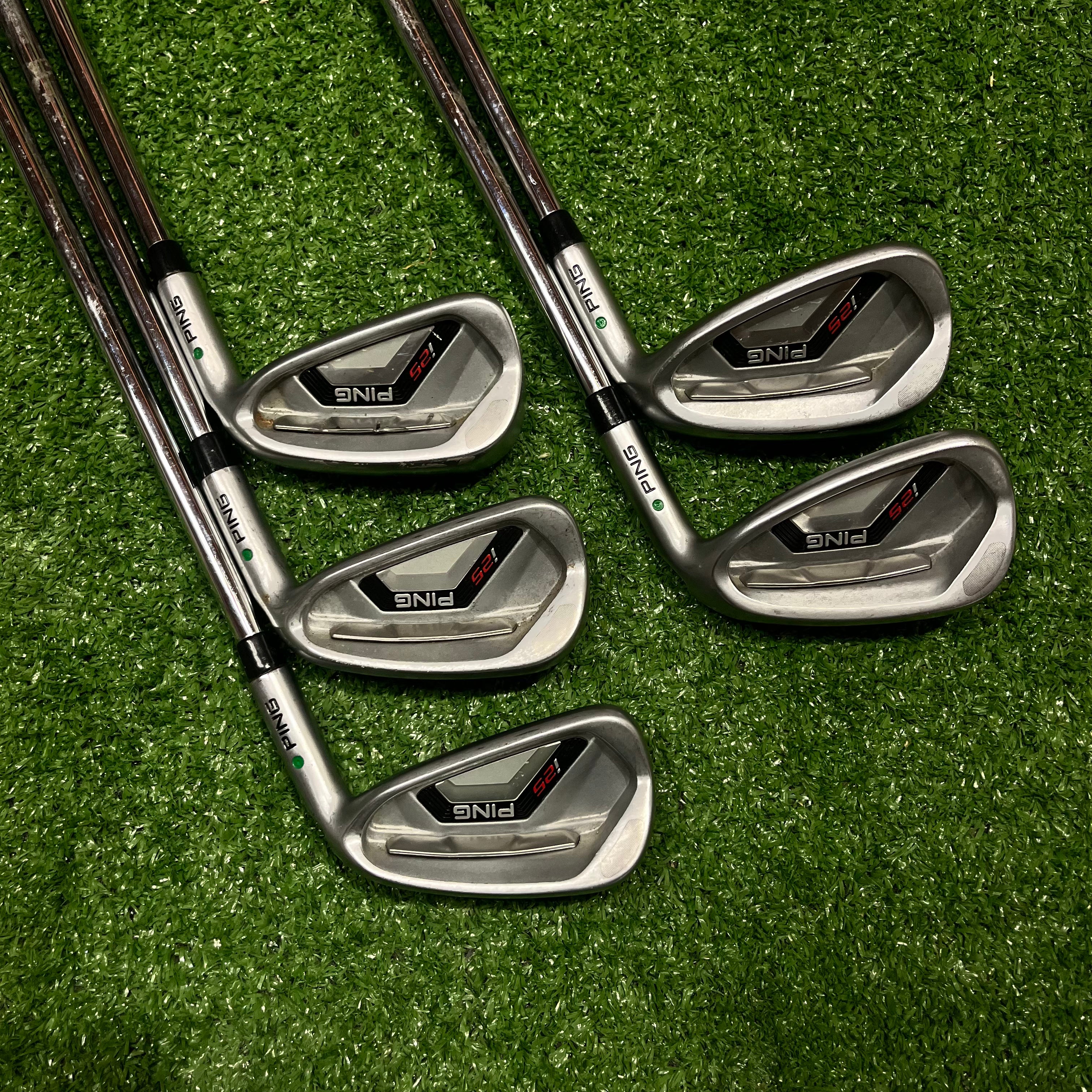 Ping i25s 5-PW Iron Set Steel Regular Flex Shaft RH *READ*