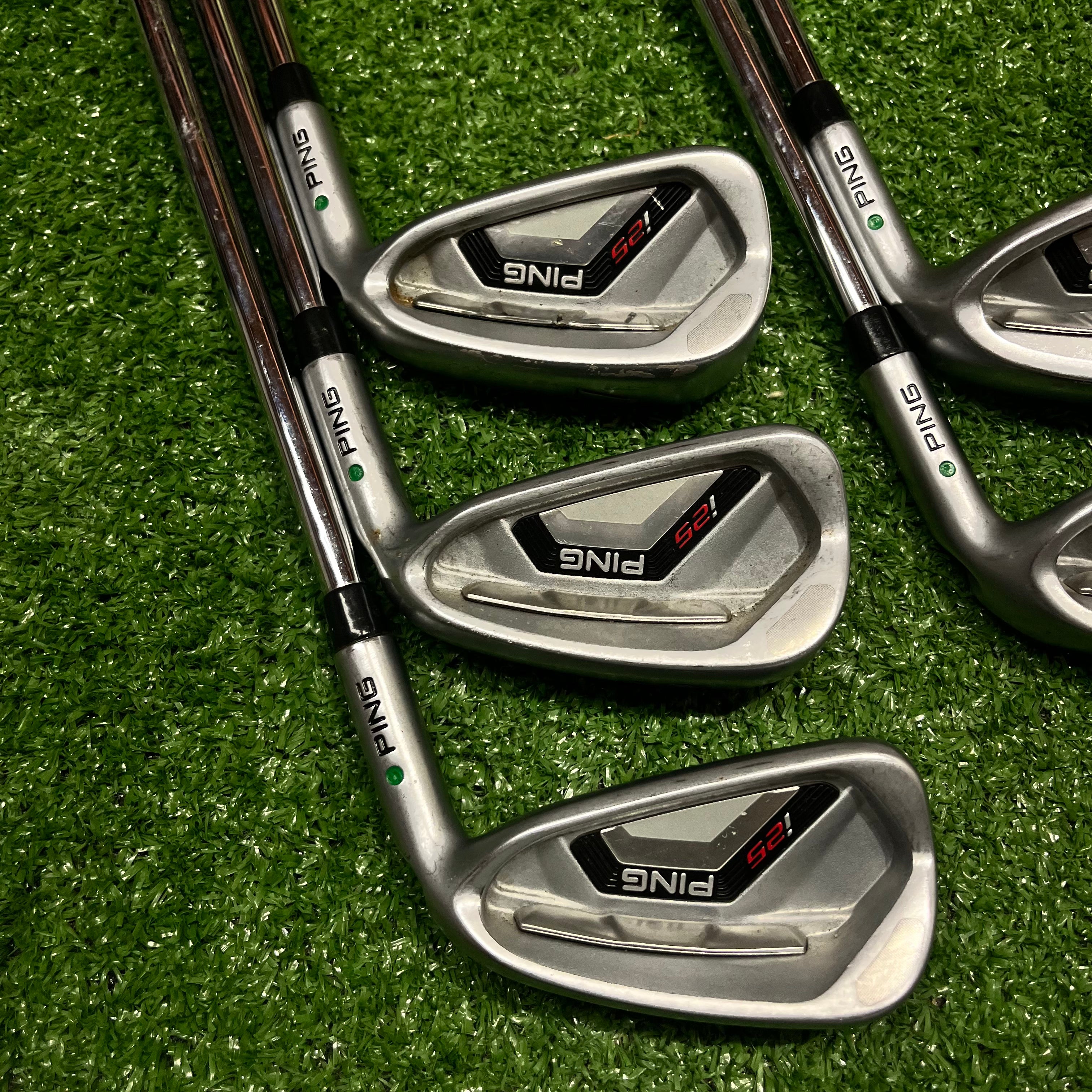 Ping i25s 5-PW Iron Set Steel Regular Flex Shaft RH *READ*