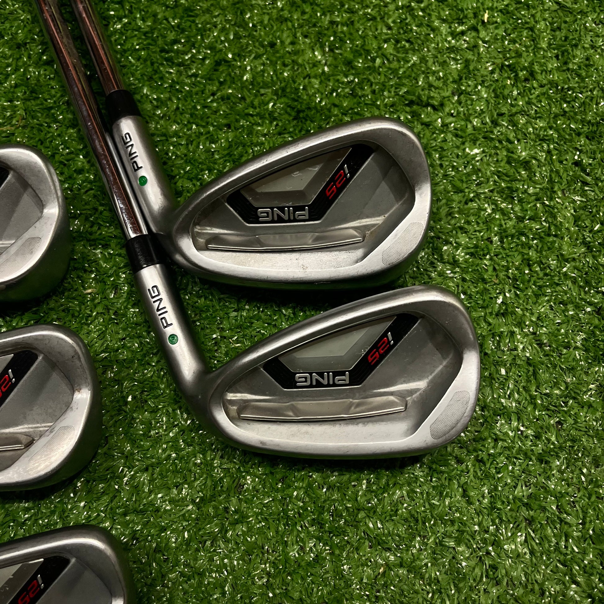 Ping i25s 5-PW Iron Set Steel Regular Flex Shaft RH *READ*