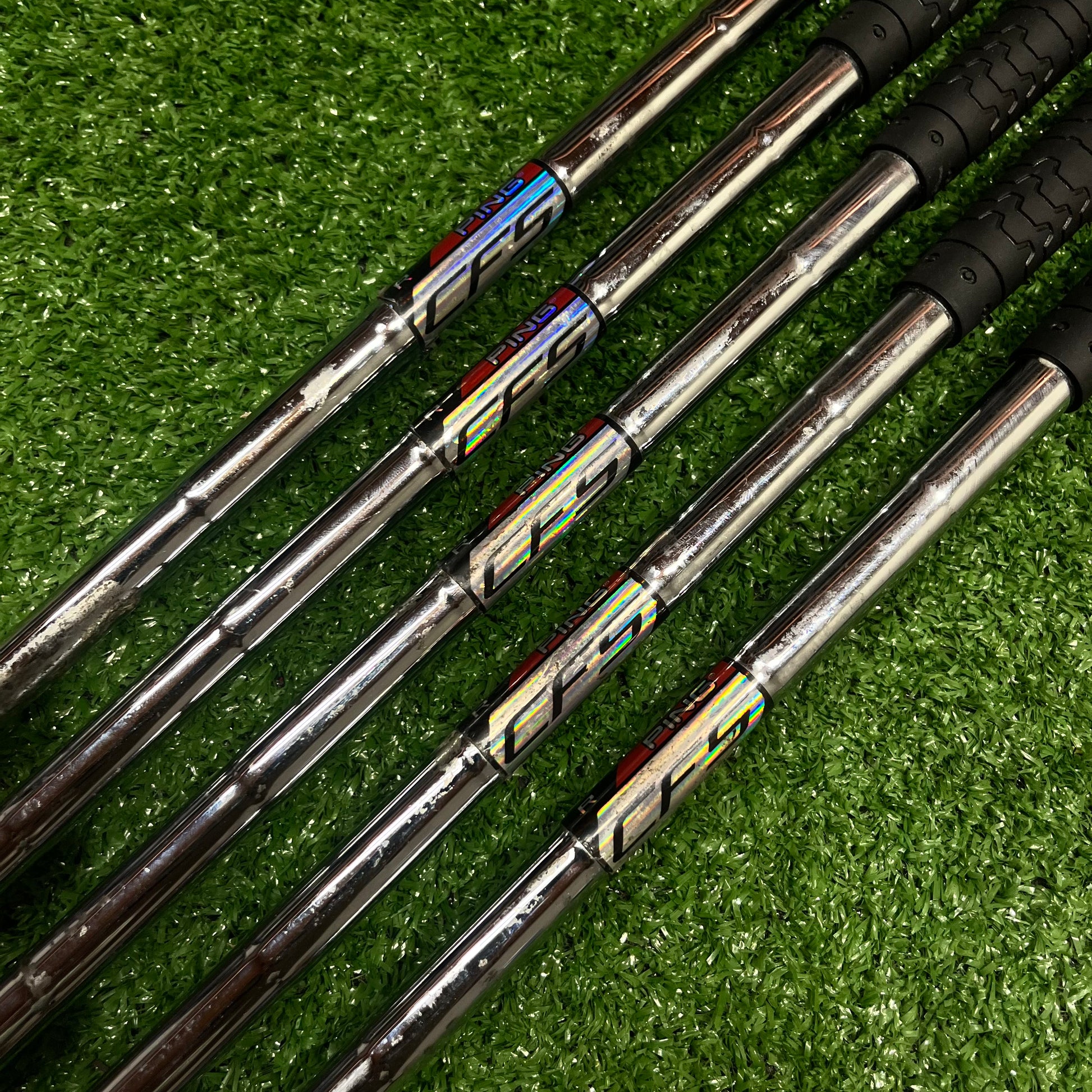 Ping i25s 5-PW Iron Set Steel Regular Flex Shaft RH *READ*
