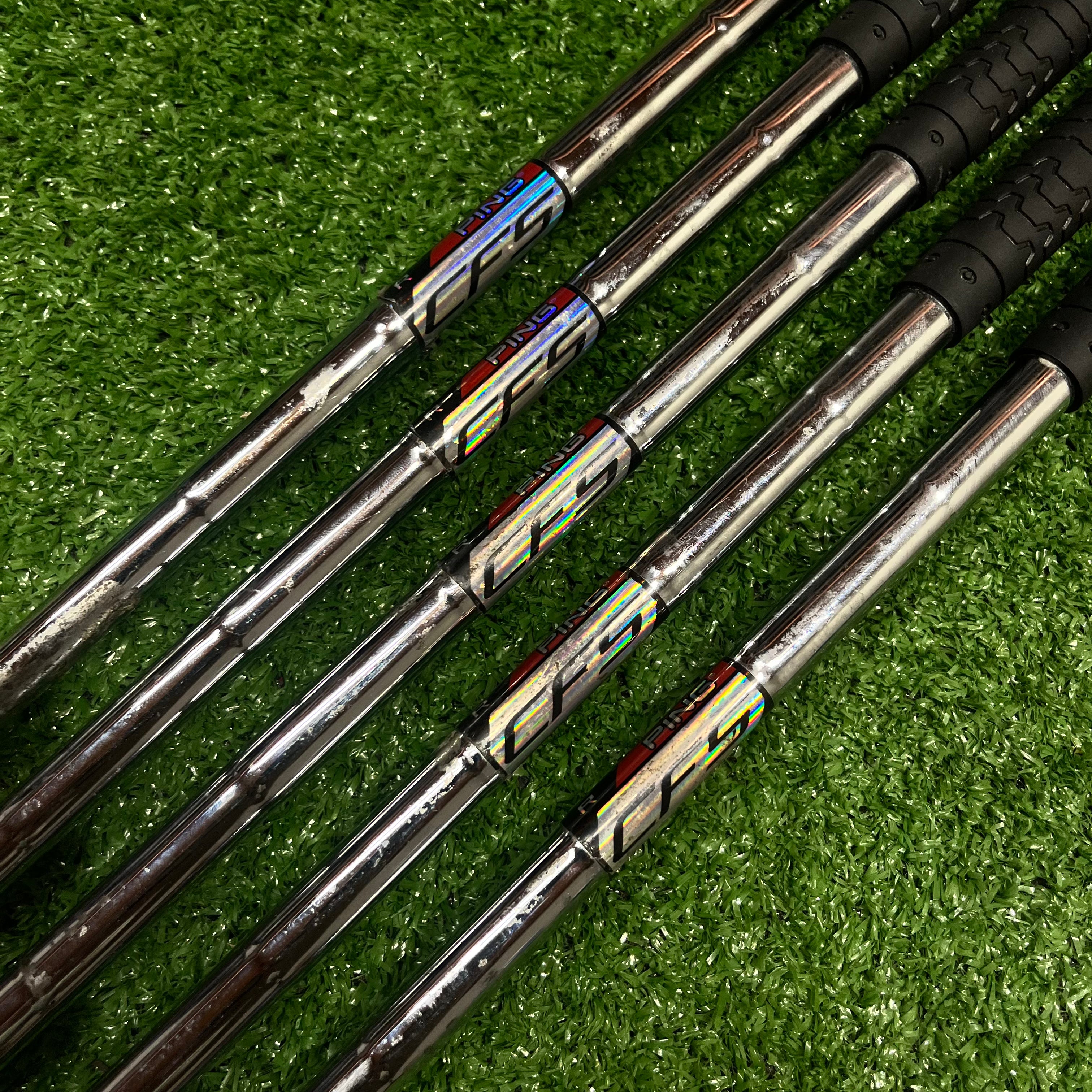 Ping i25s 5-PW Iron Set Steel Regular Flex Shaft RH *READ*