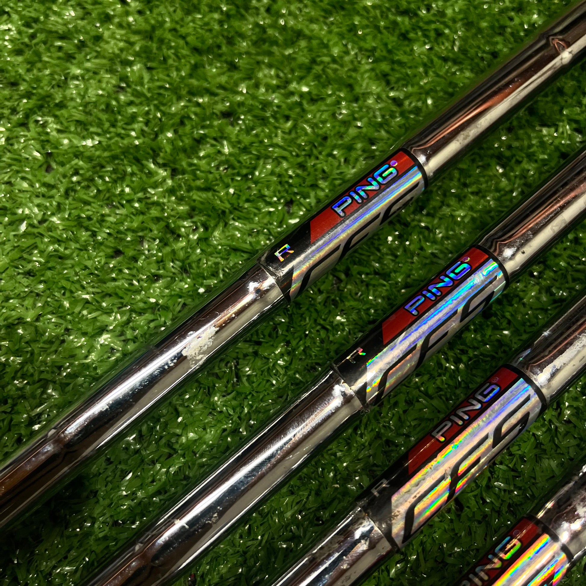 Ping i25s 5-PW Iron Set Steel Regular Flex Shaft RH *READ*