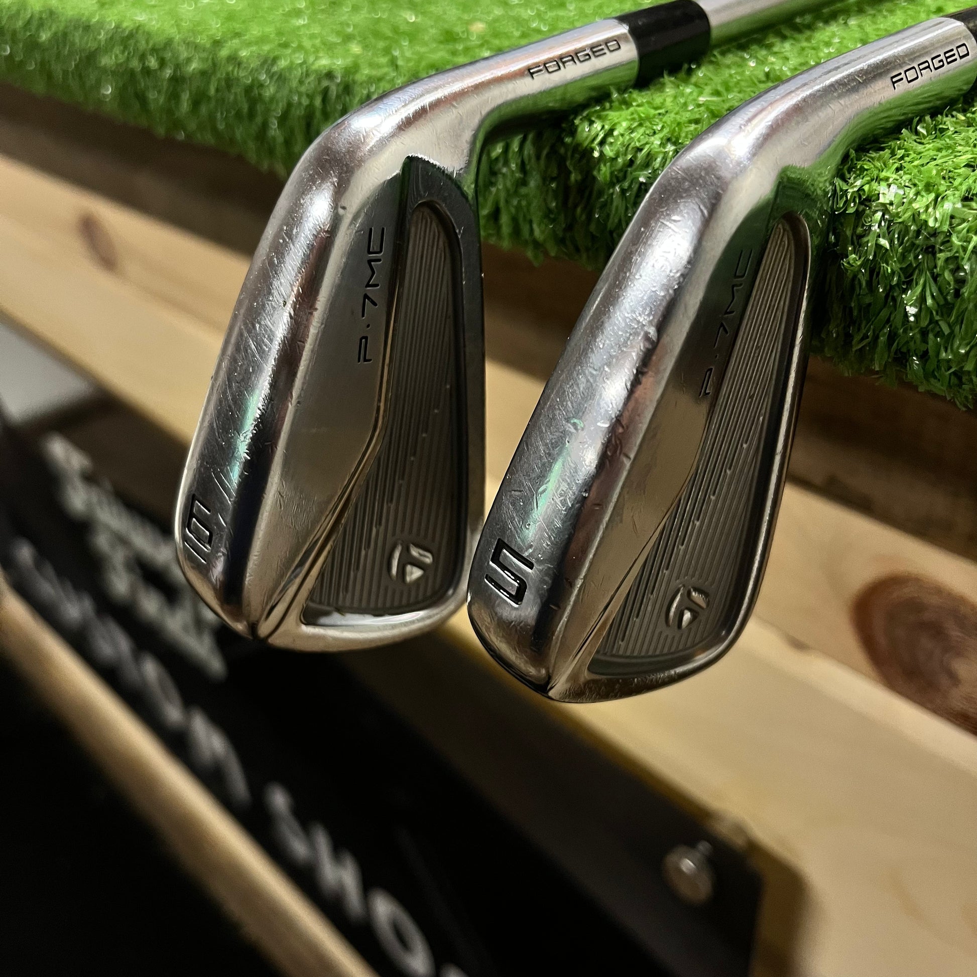 Taylormade  P-7MC 5 and 6 Iron Set Graphite Stiff Flex RH