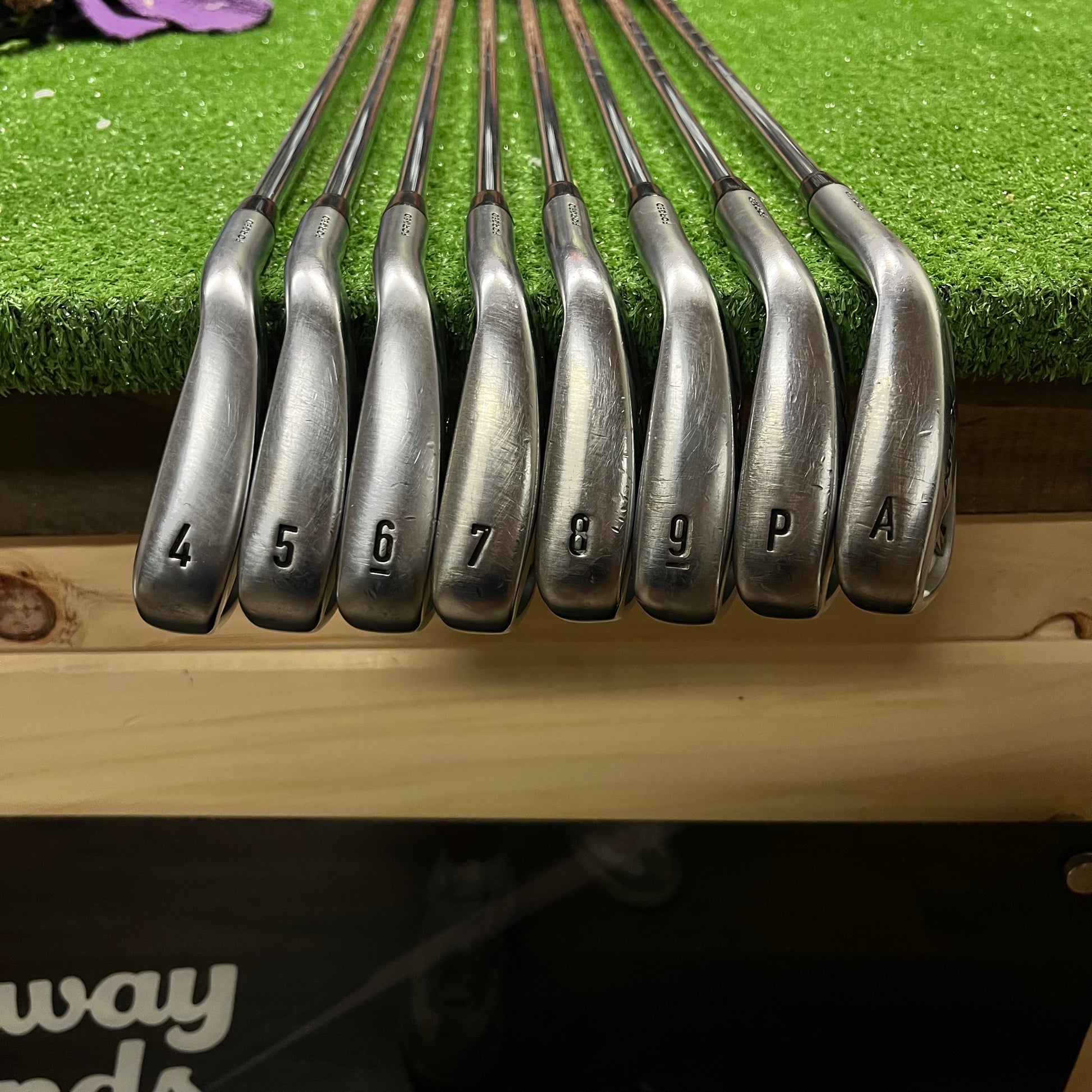Callaway Apex 4-AW Iron Set Steel Stiff Flex RH
