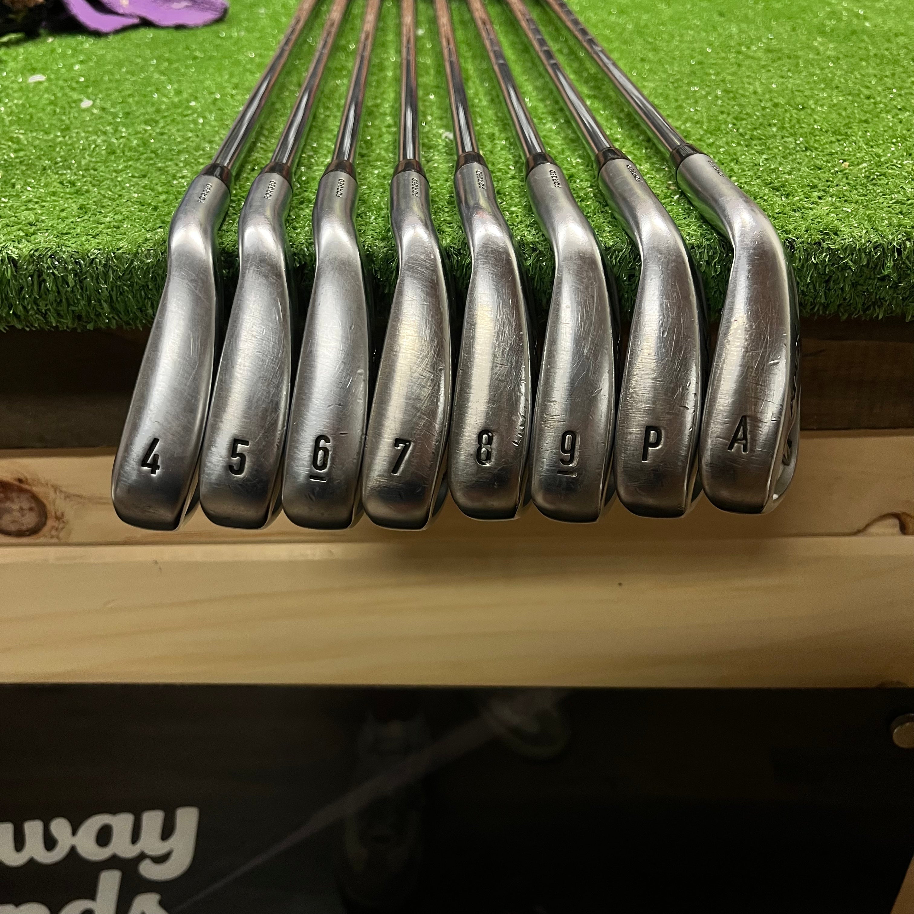 Callaway Apex 4-AW Iron Set Steel Stiff Flex RH
