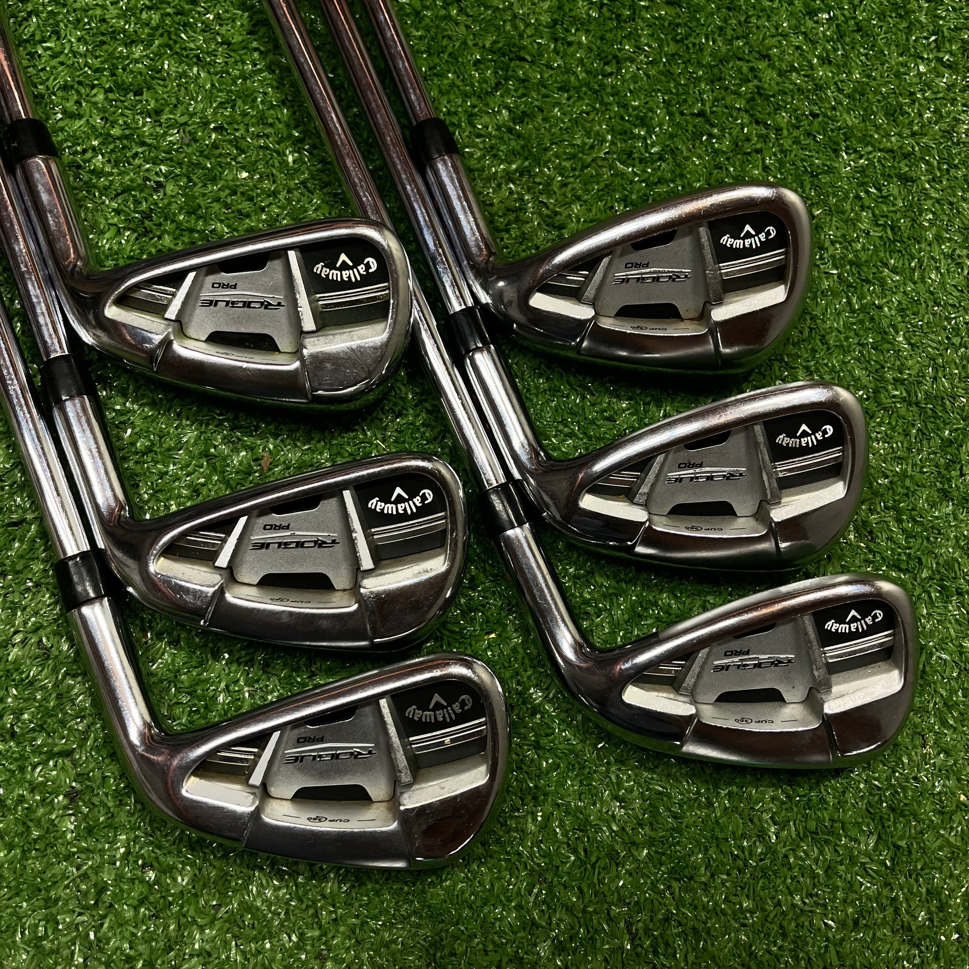 Callaway Rogue Pro CF18' Iron Set 5-PW Stiff Steel RH