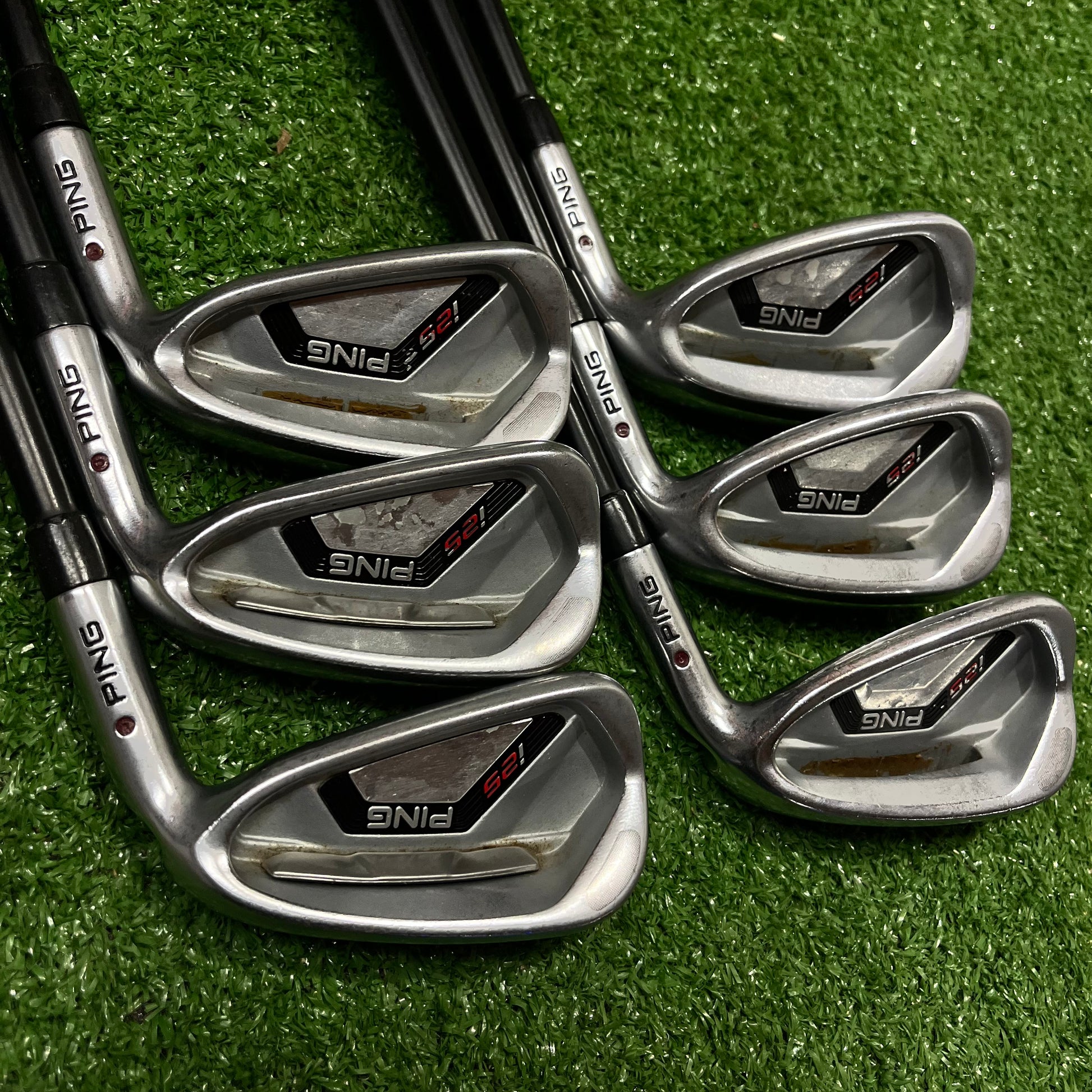 PING I25 Iron Set 5-PW Black Dot Regular Graphite RH