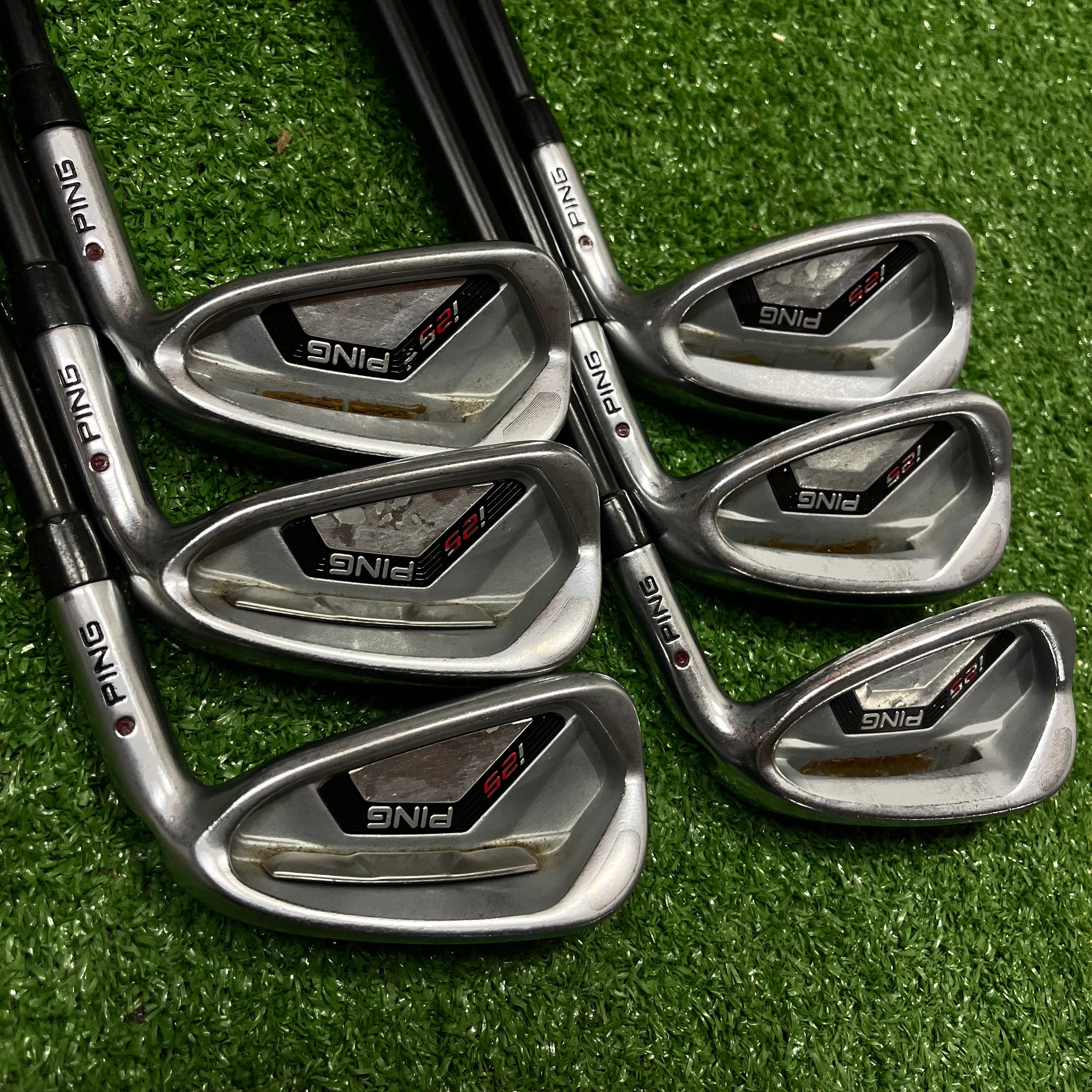 PING I25 Iron Set 5-PW Black Dot Regular Graphite RH