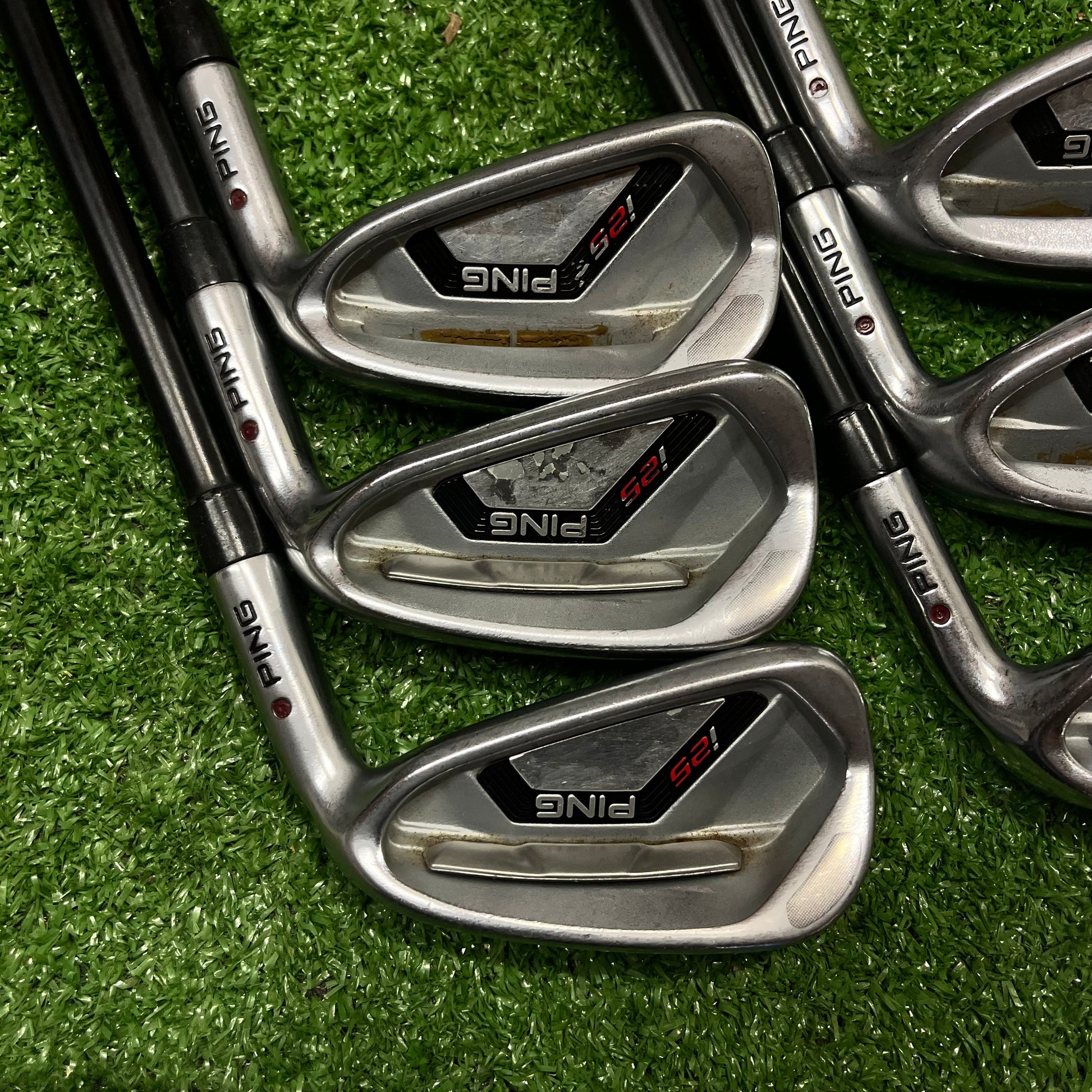 PING I25 Iron Set 5-PW Black Dot Regular Graphite RH