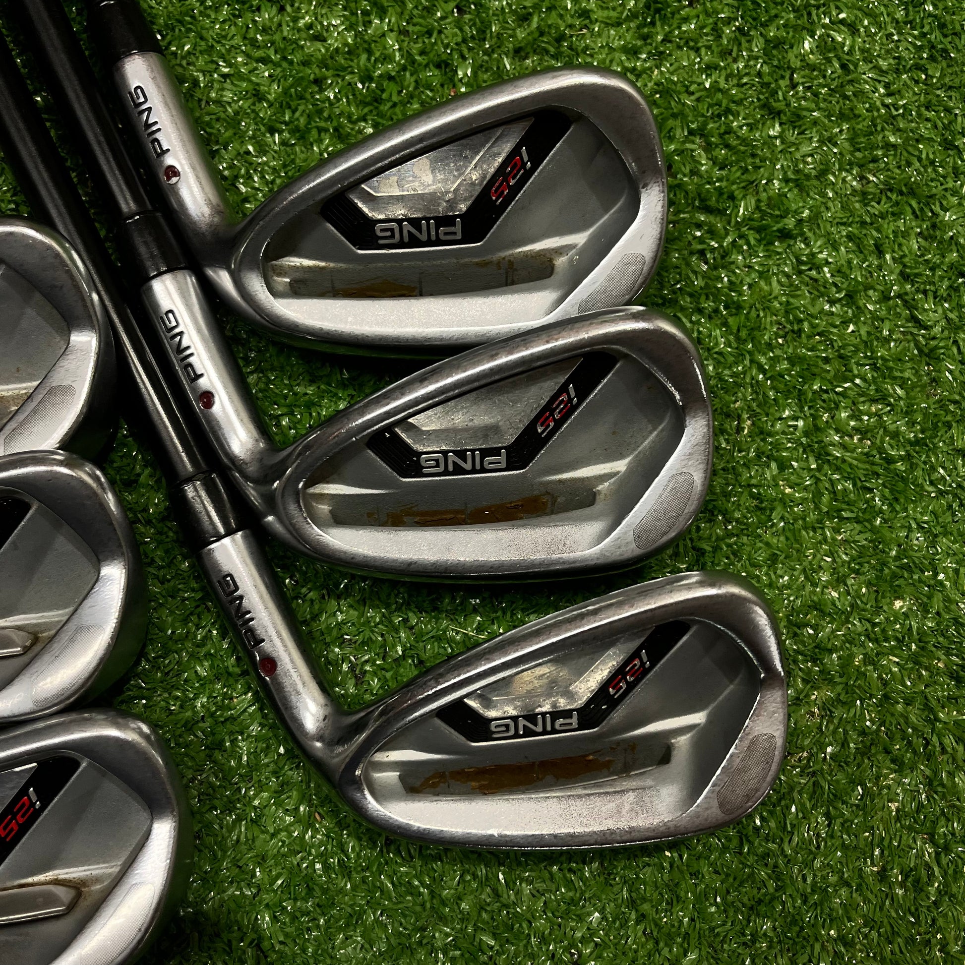 PING I25 Iron Set 5-PW Black Dot Regular Graphite RH