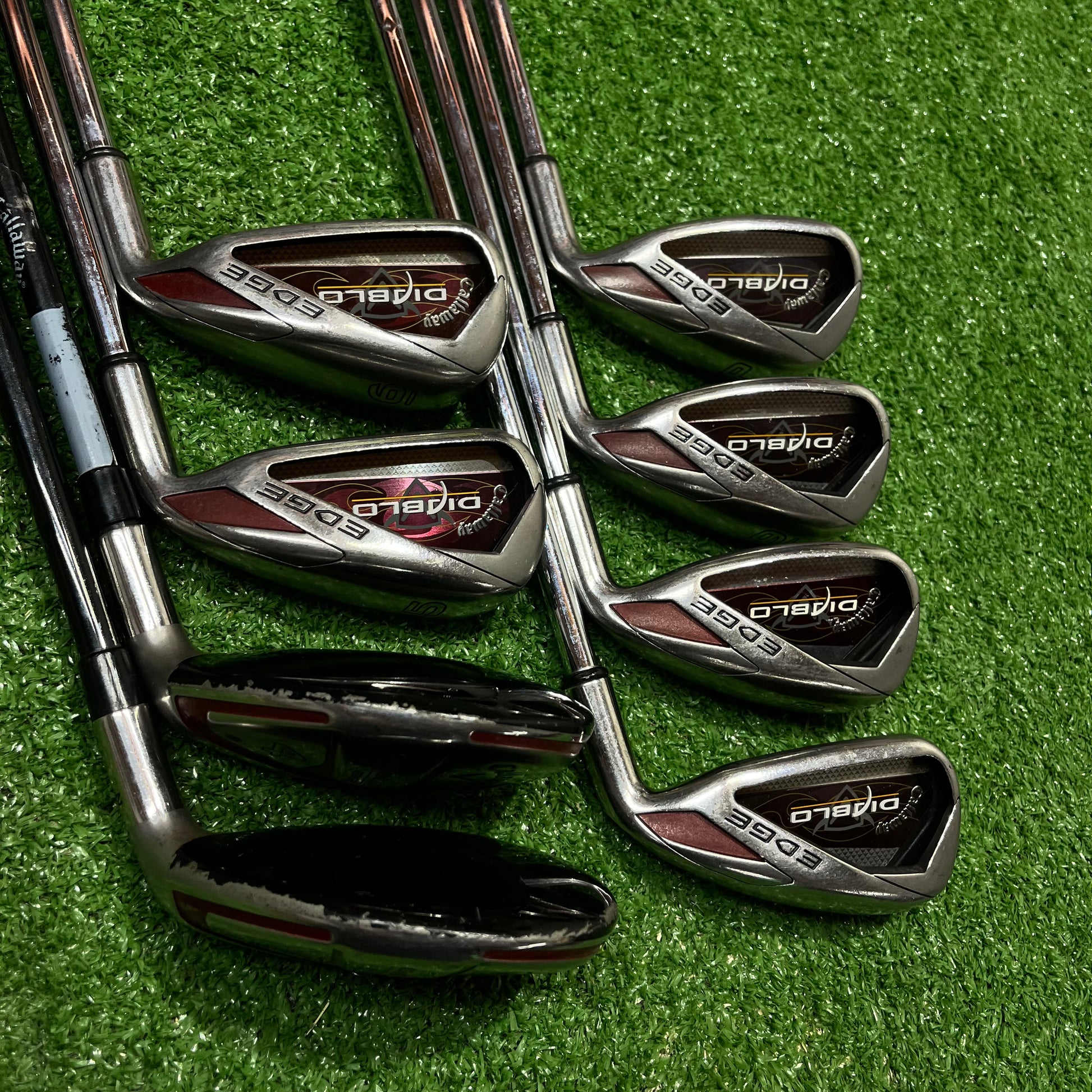 Callaway Diablo Edge Iron/Hybrid Set 3+4 Hybrid + 5-PW Steel Uniflex RH