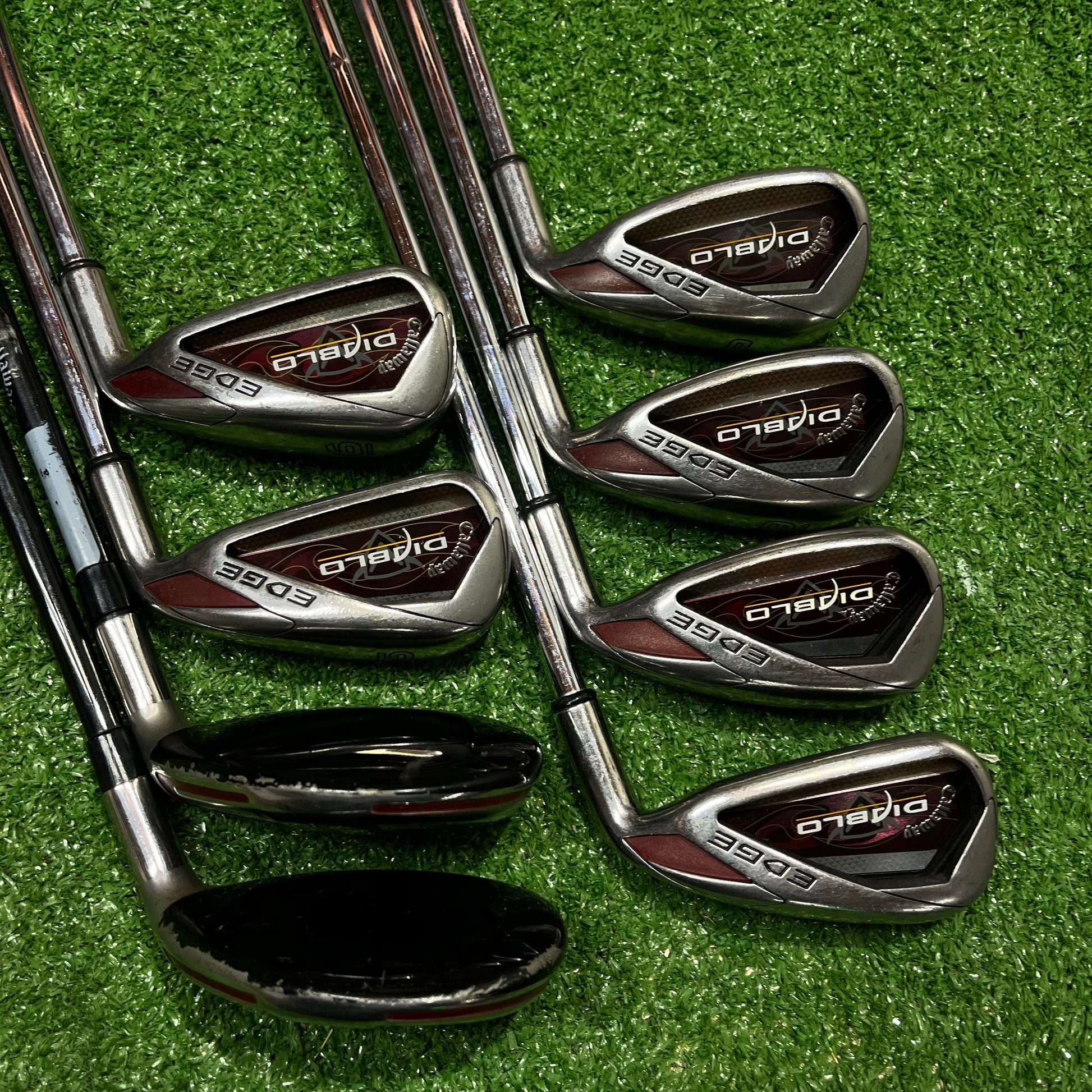 Callaway Diablo Edge Iron/Hybrid Set 3+4 Hybrid + 5-PW Steel Uniflex RH