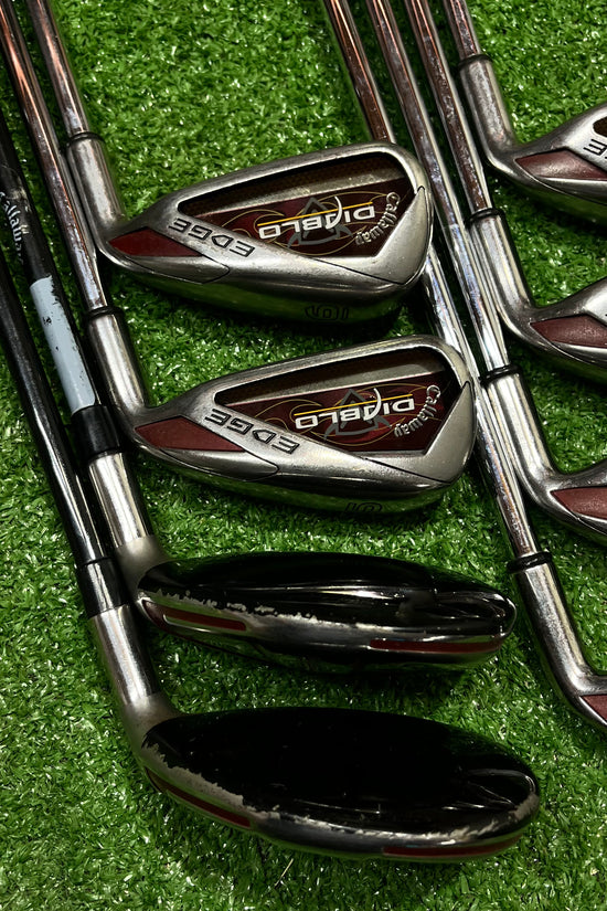 Callaway Diablo Edge Iron/Hybrid Set 3+4 Hybrid + 5-PW Steel Uniflex RH