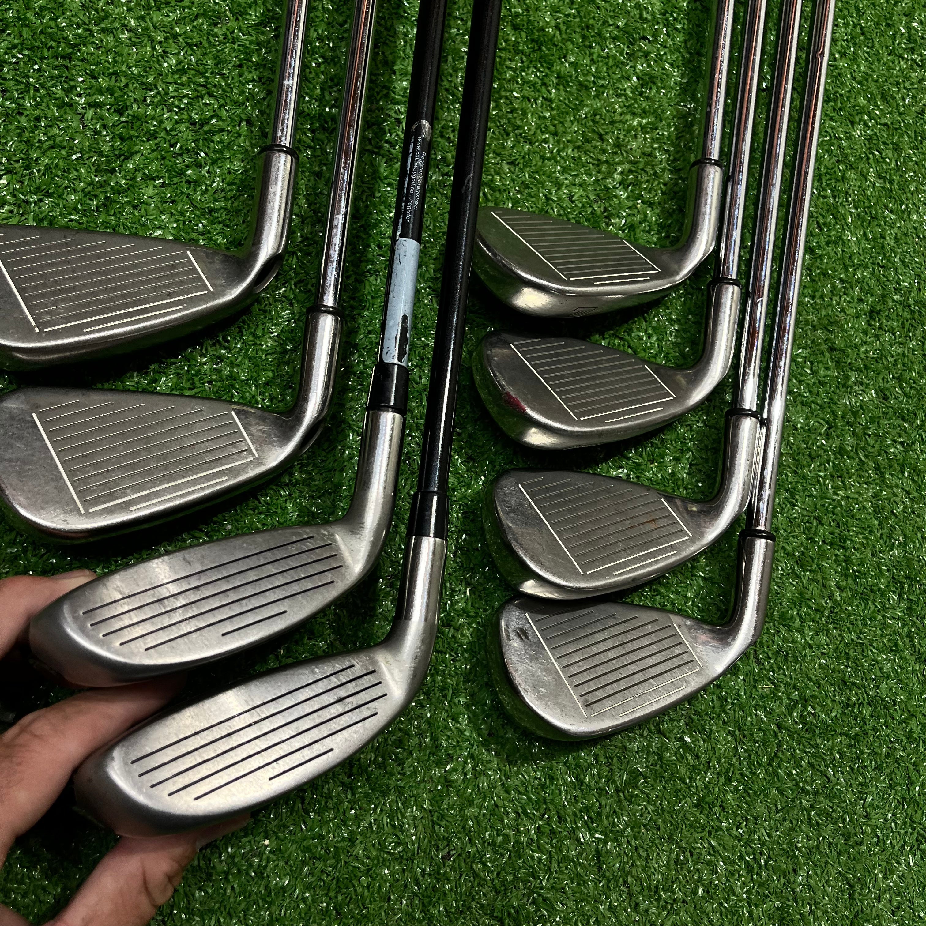Callaway Diablo Edge Iron/Hybrid Set 3+4 Hybrid + 5-PW Steel Uniflex RH