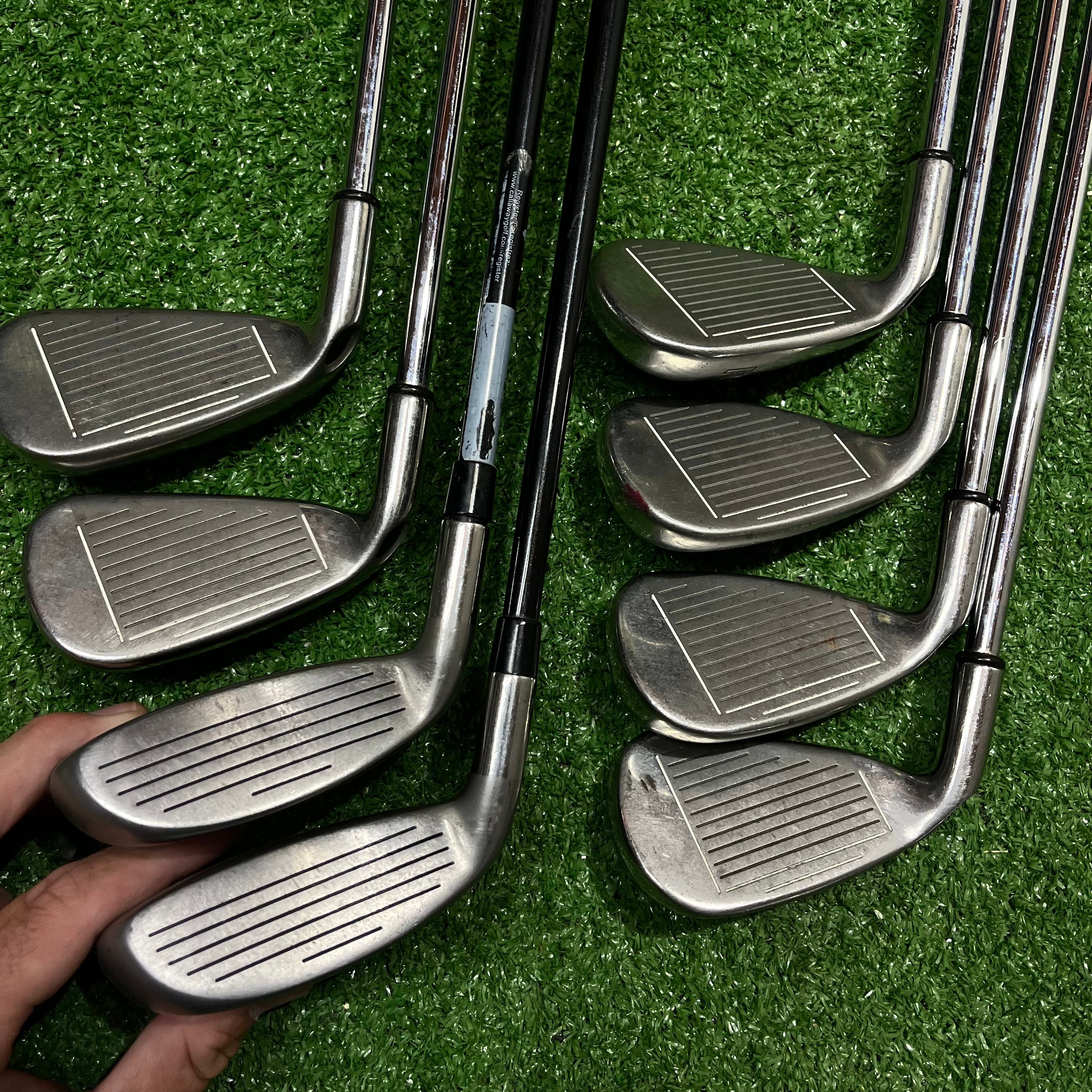 Callaway Diablo Edge Iron/Hybrid Set 3+4 Hybrid + 5-PW Steel Uniflex RH