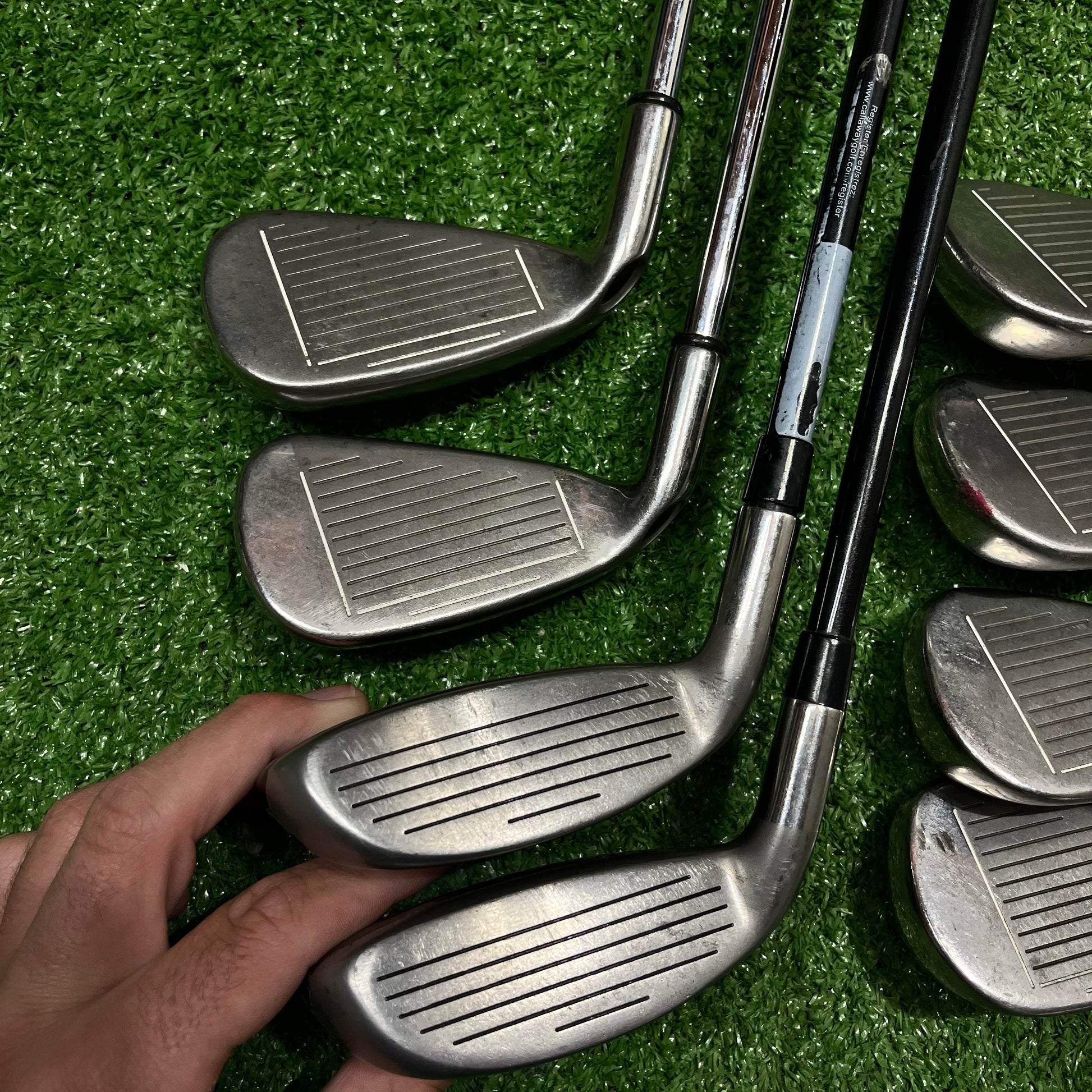 Callaway Diablo Edge Iron/Hybrid Set 3+4 Hybrid + 5-PW Steel Uniflex RH