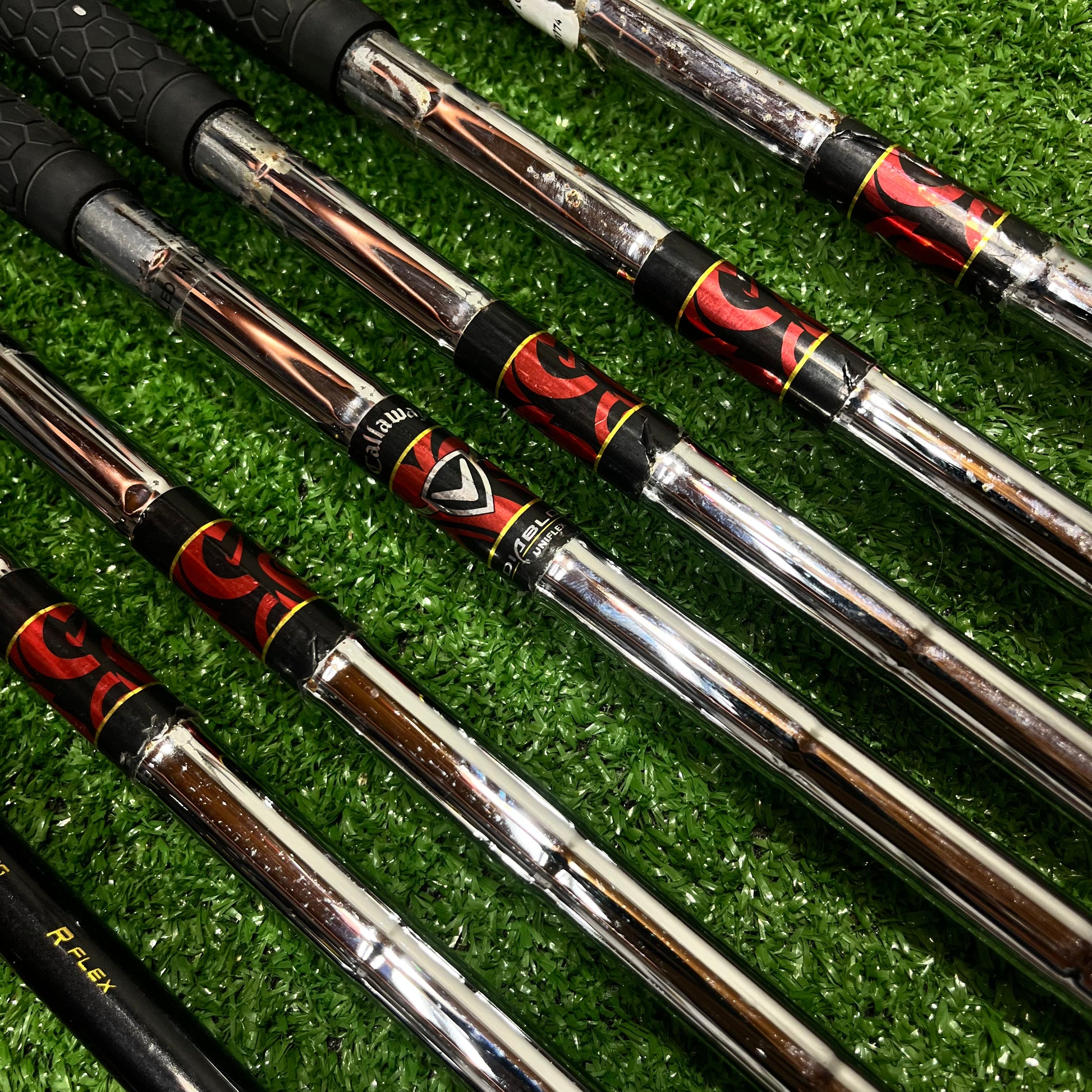 Callaway Diablo Edge Iron/Hybrid Set 3+4 Hybrid + 5-PW Steel Uniflex RH