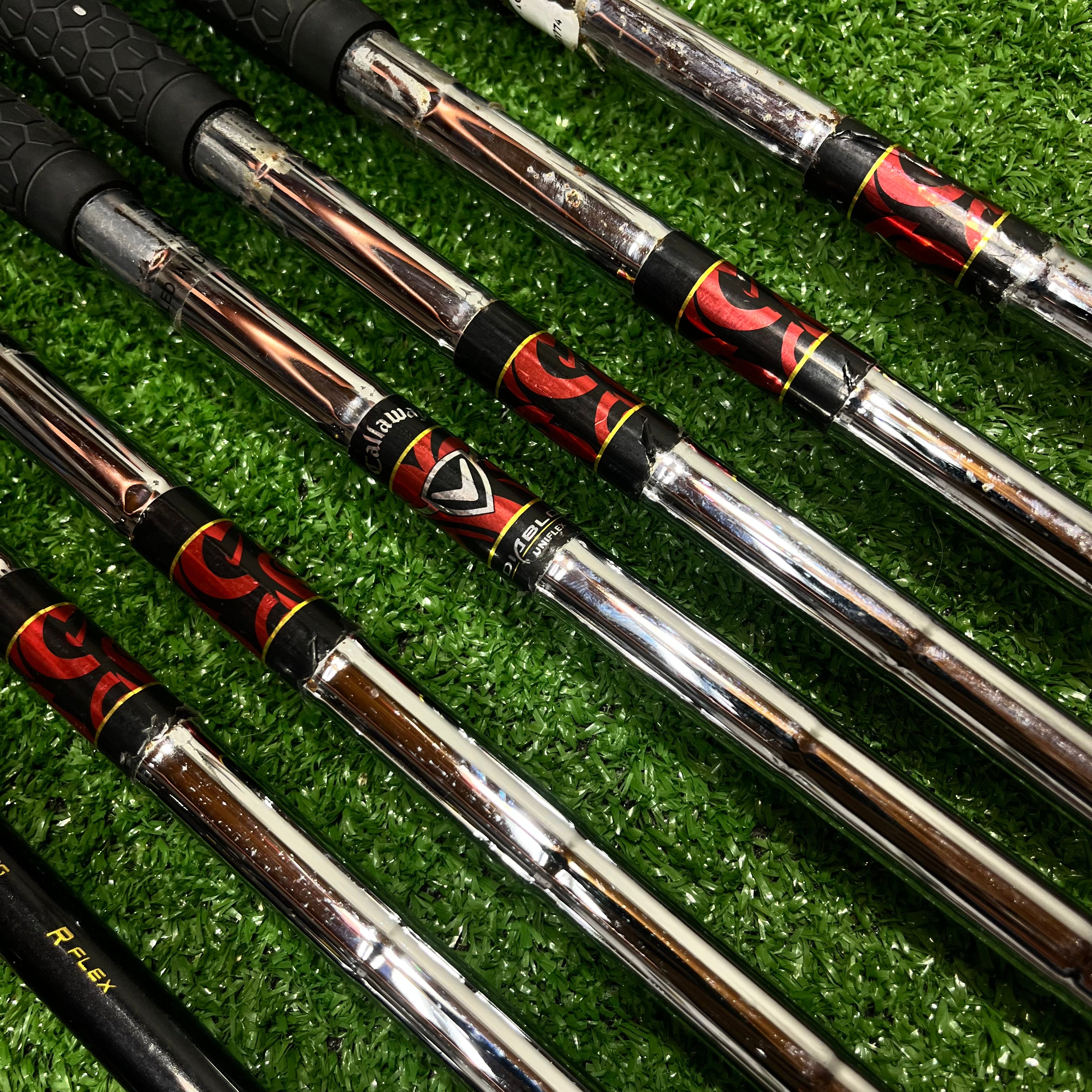 Callaway Diablo Edge Iron/Hybrid Set 3+4 Hybrid + 5-PW Steel Uniflex RH