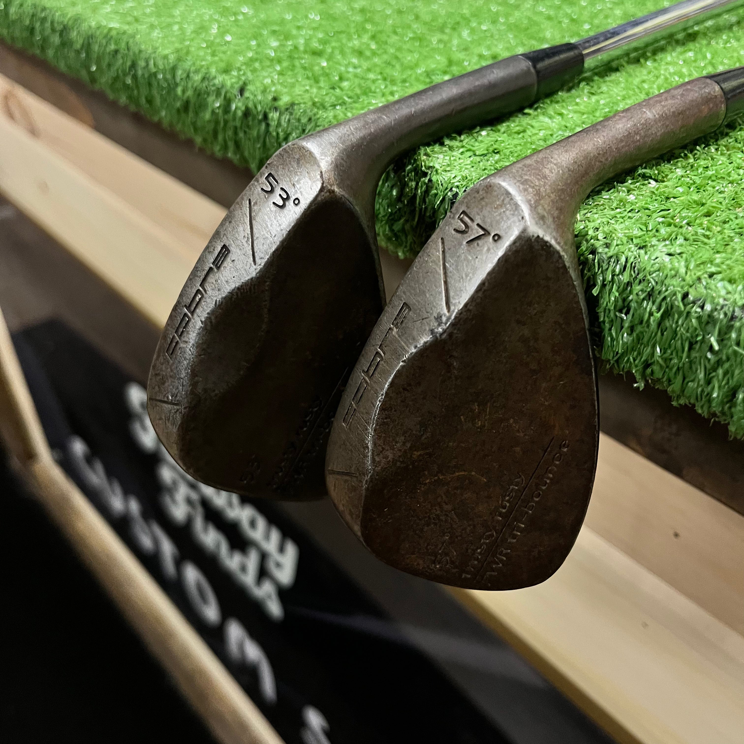 Cobra Trusty Rusty 53° and 57° Wedge Set Steel Stiff Flex RH