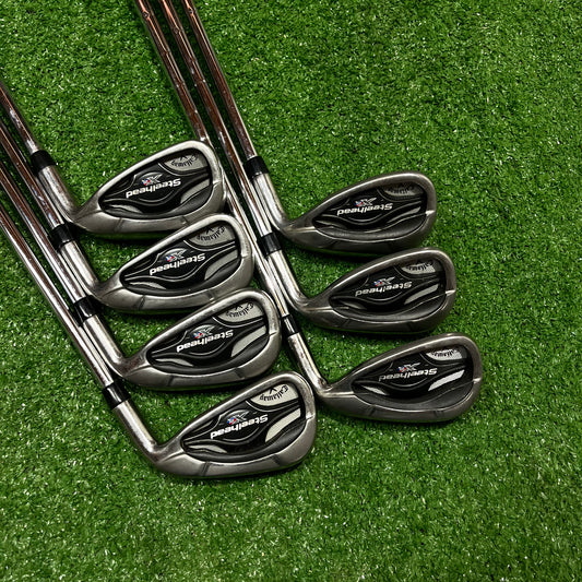 Callaway XR Steelhead Iron Set 5-AW Steel Regular Flex RH