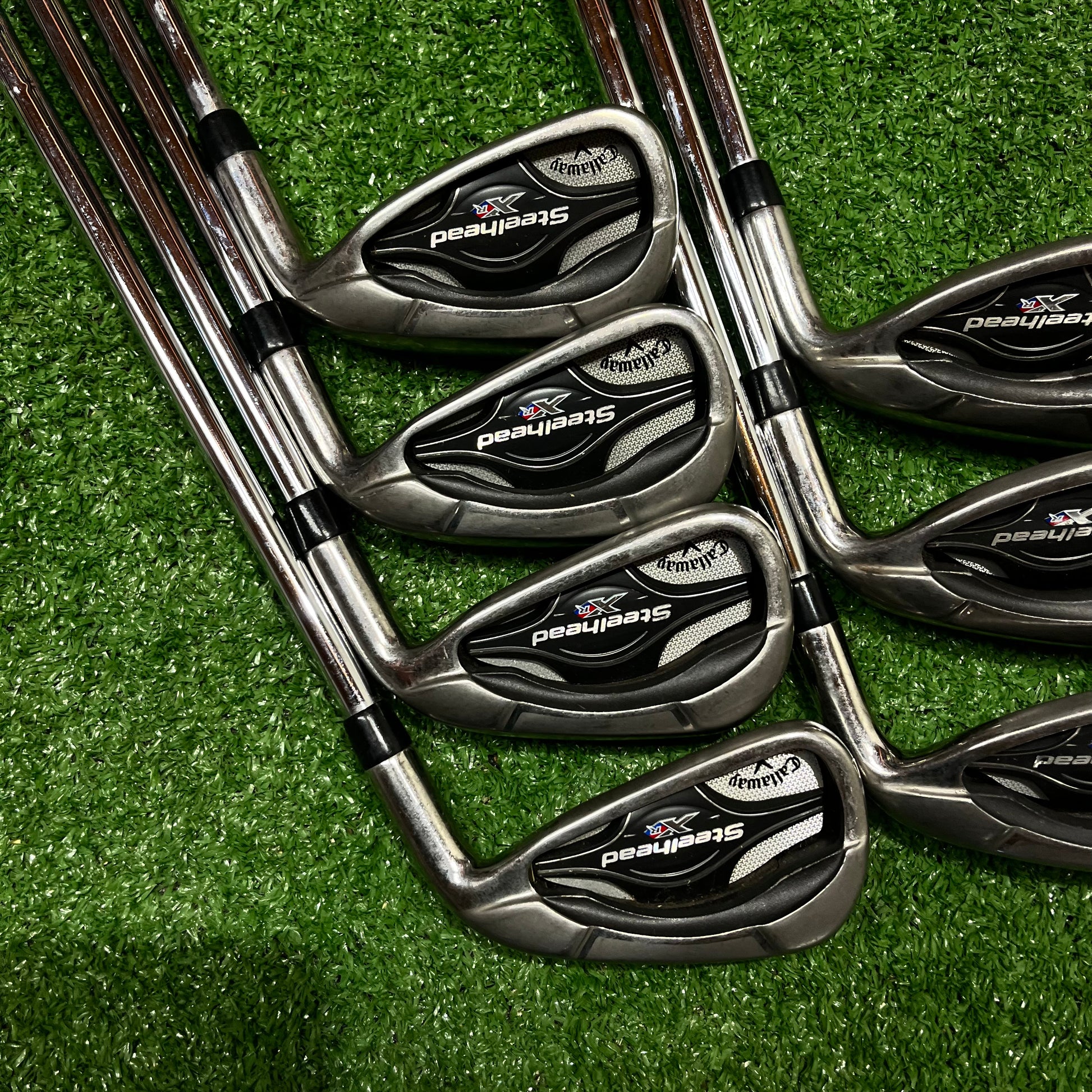 Callaway XR Steelhead Iron Set 5-AW Steel Regular Flex RH