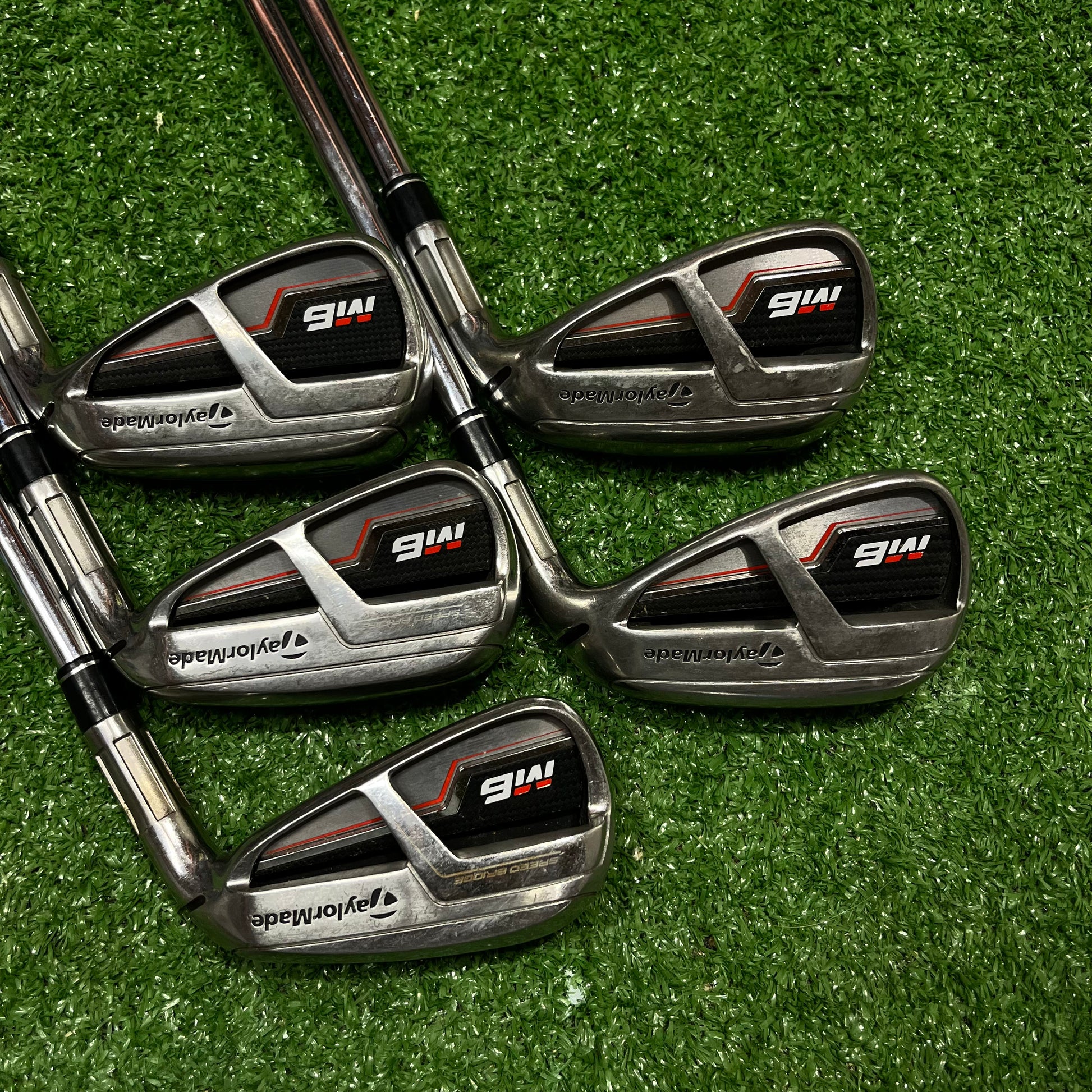 Taylormade M6 Iron Set 6-PW Steel Regular Flex Shafts RH