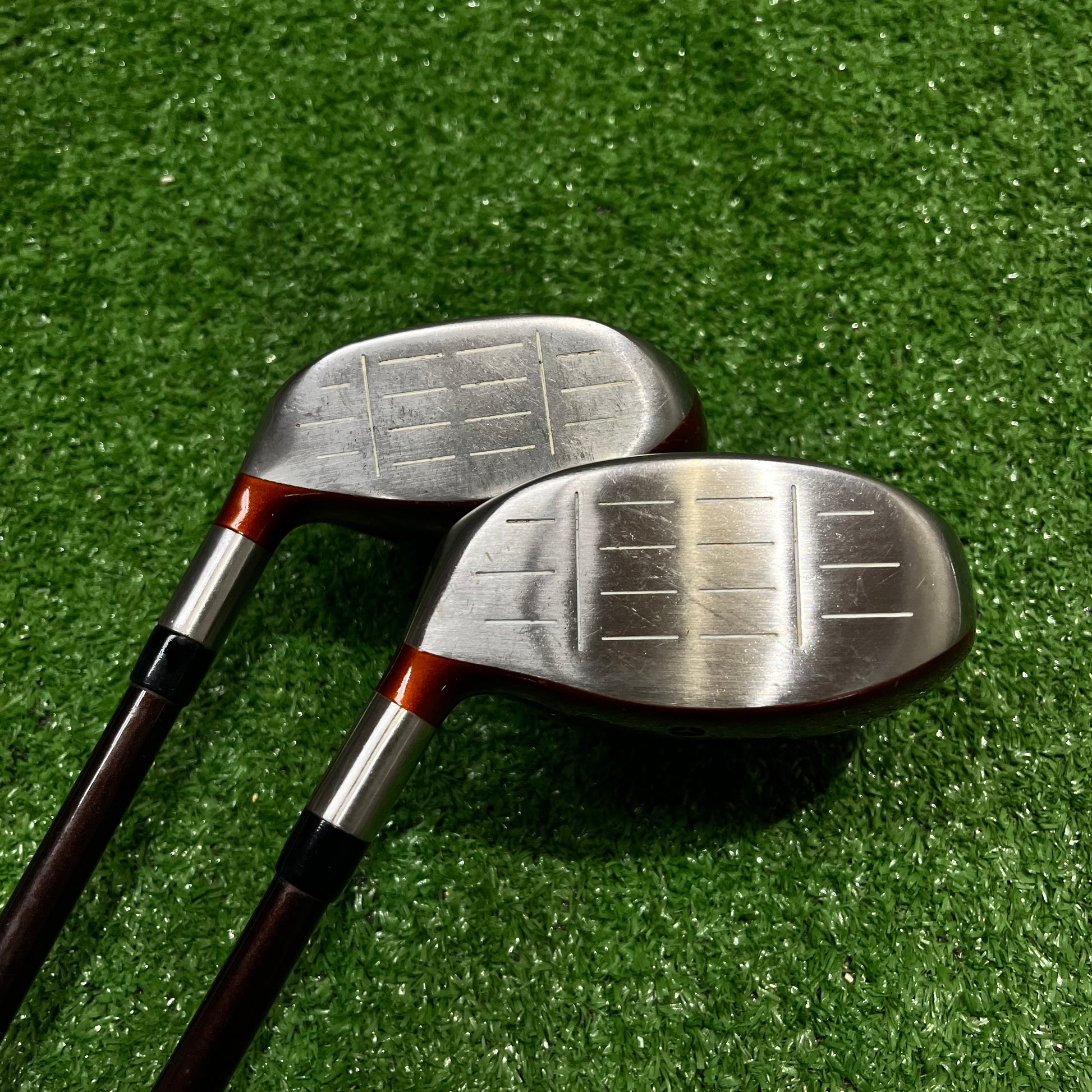Taylormade Burner SuperSteel Driver and 5 Wood Set Graphite Reg+Stiff RH