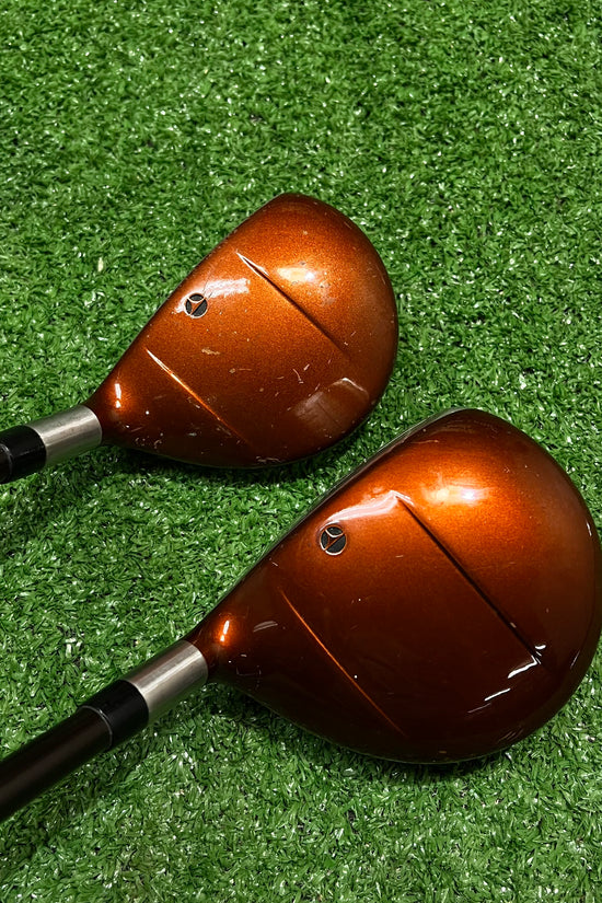 Taylormade Burner SuperSteel Driver and 5 Wood Set Graphite Reg+Stiff RH